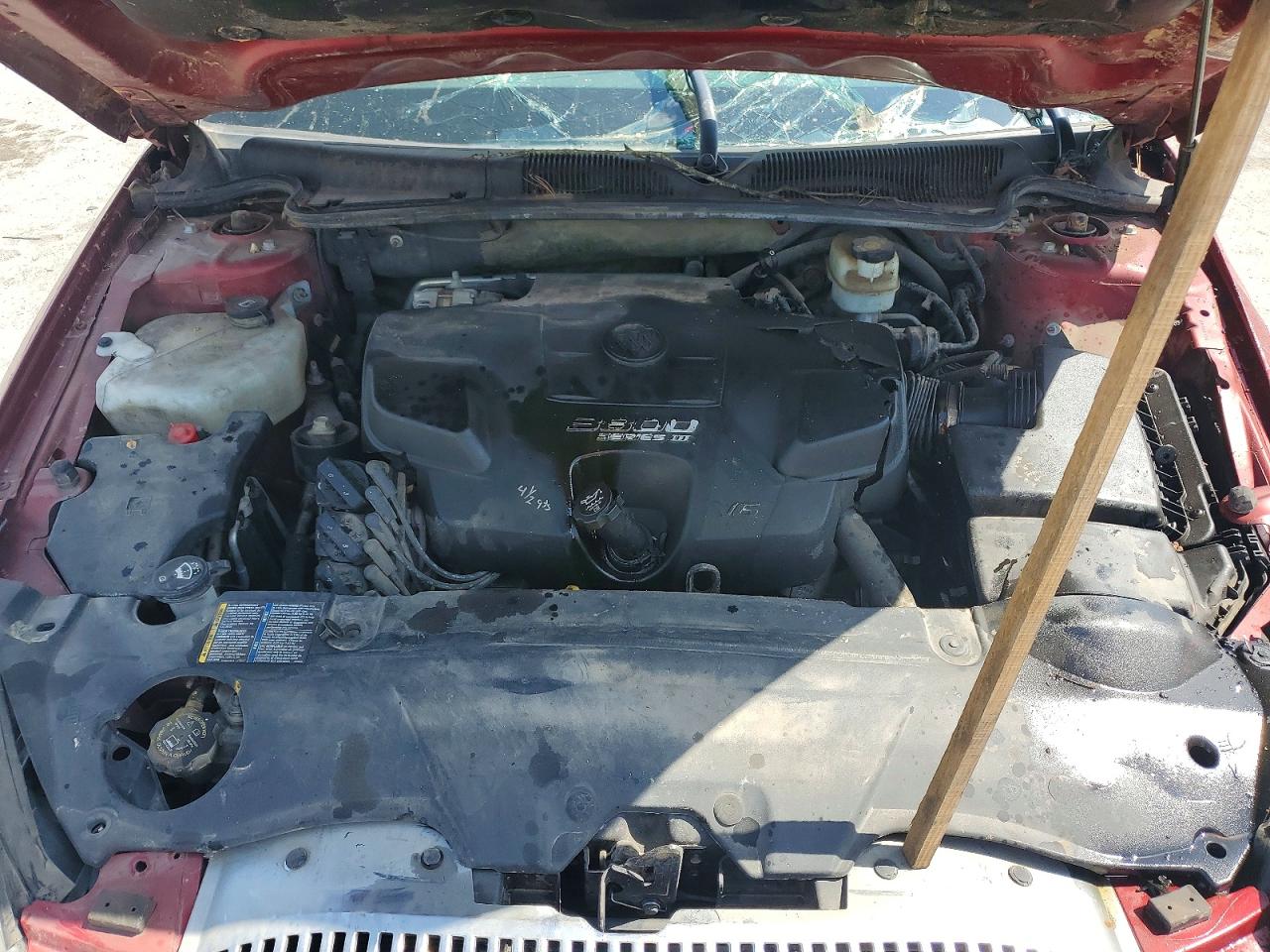 2008 Buick Lucerne Cxl Red vin: 1G4HD57208U192404