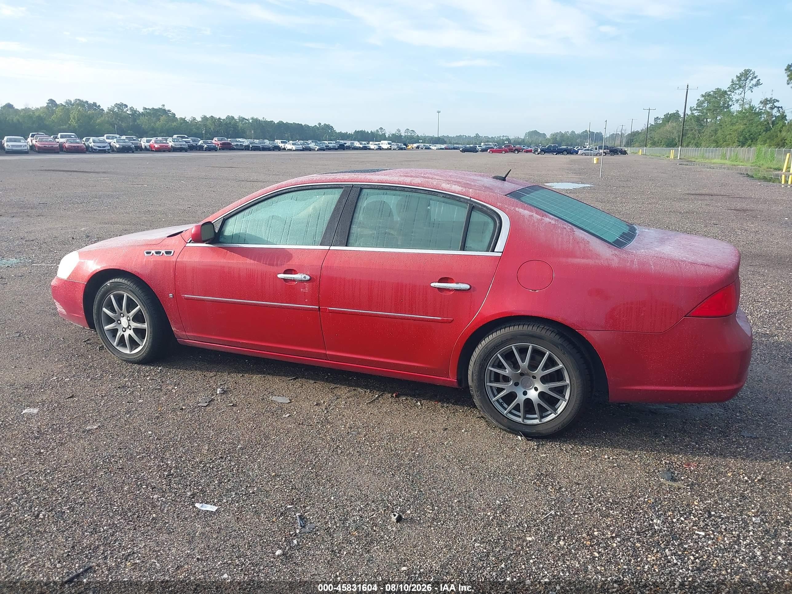 2006 Buick Lucerne Cxl Red vin: 1G4HD57216U178430