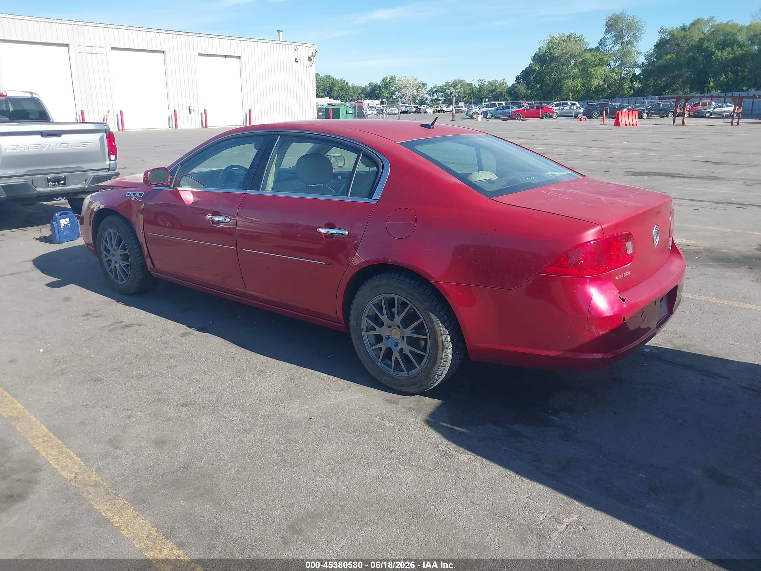 2007 Buick Lucerne Cxl Красный vin: 1G4HD57217U144957