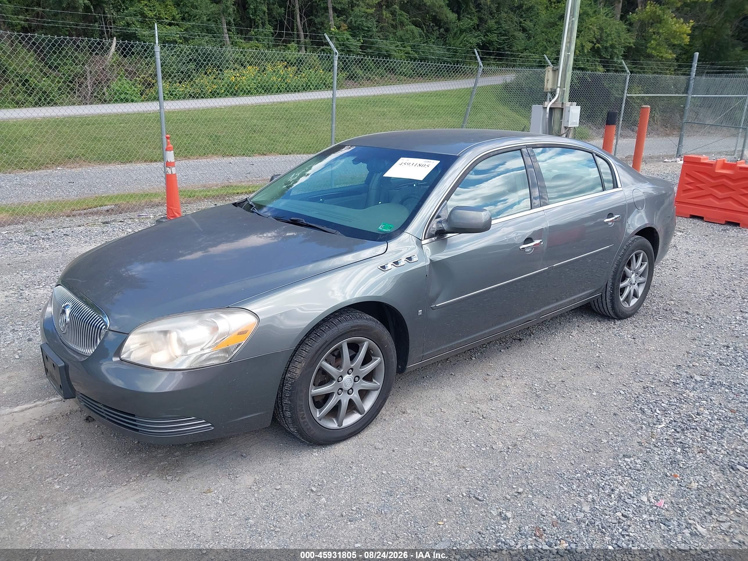 2007 Buick Lucerne Cxl Gray vin: 1G4HD57217U151553