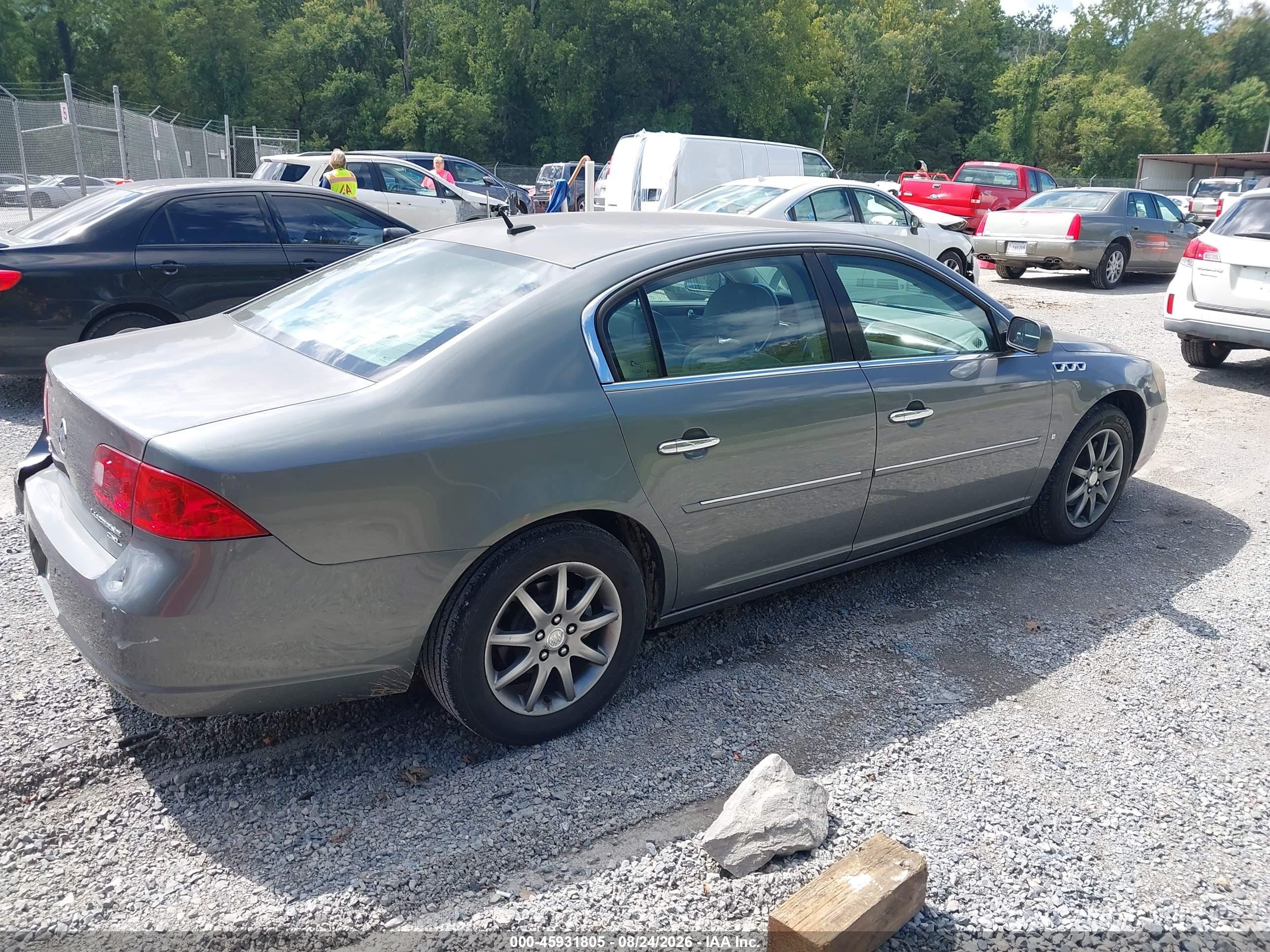 2007 Buick Lucerne Cxl Gray vin: 1G4HD57217U151553