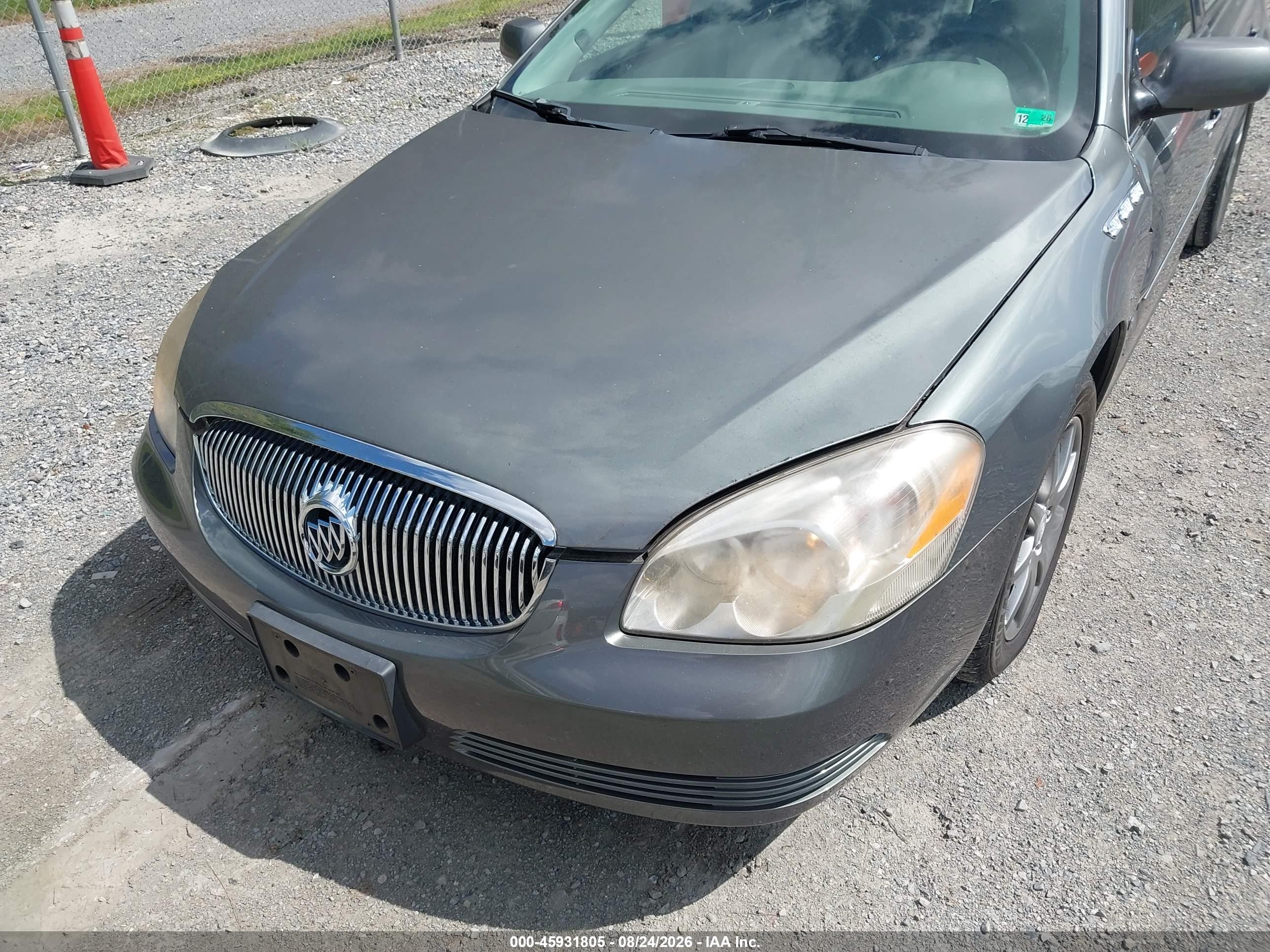 2007 Buick Lucerne Cxl Gray vin: 1G4HD57217U151553