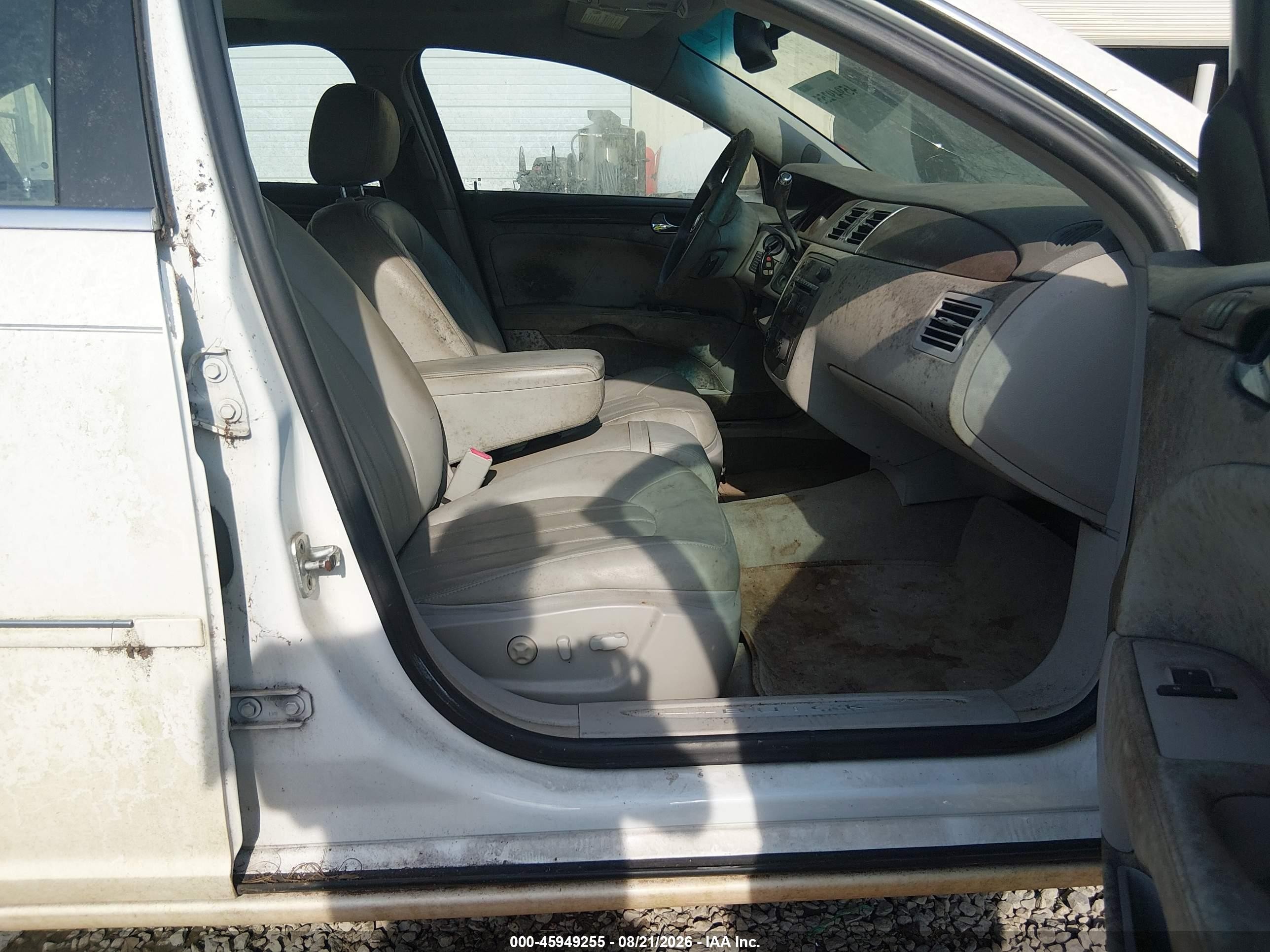 2007 Buick Lucerne Cxl White vin: 1G4HD57217U220502