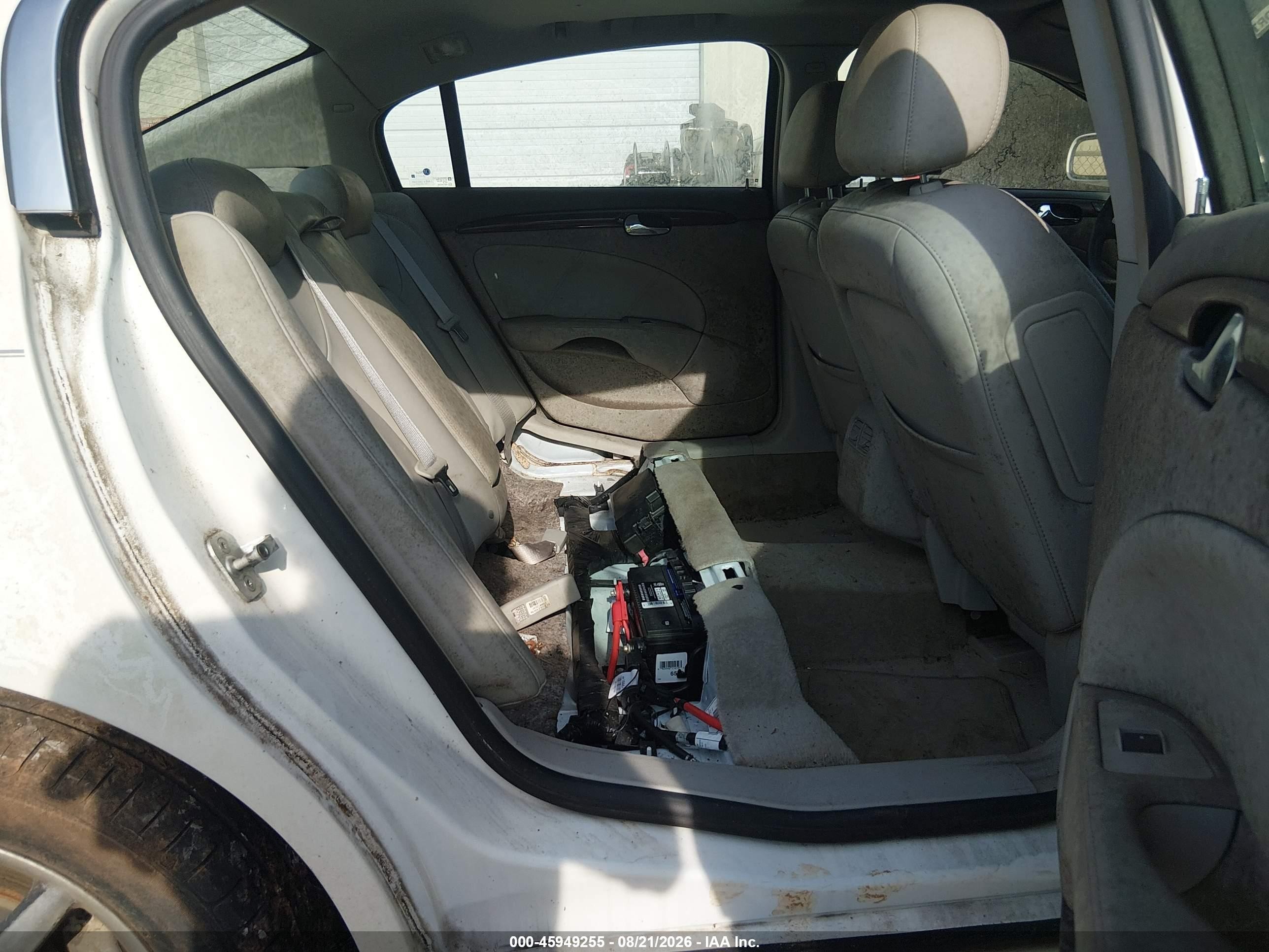 2007 Buick Lucerne Cxl White vin: 1G4HD57217U220502