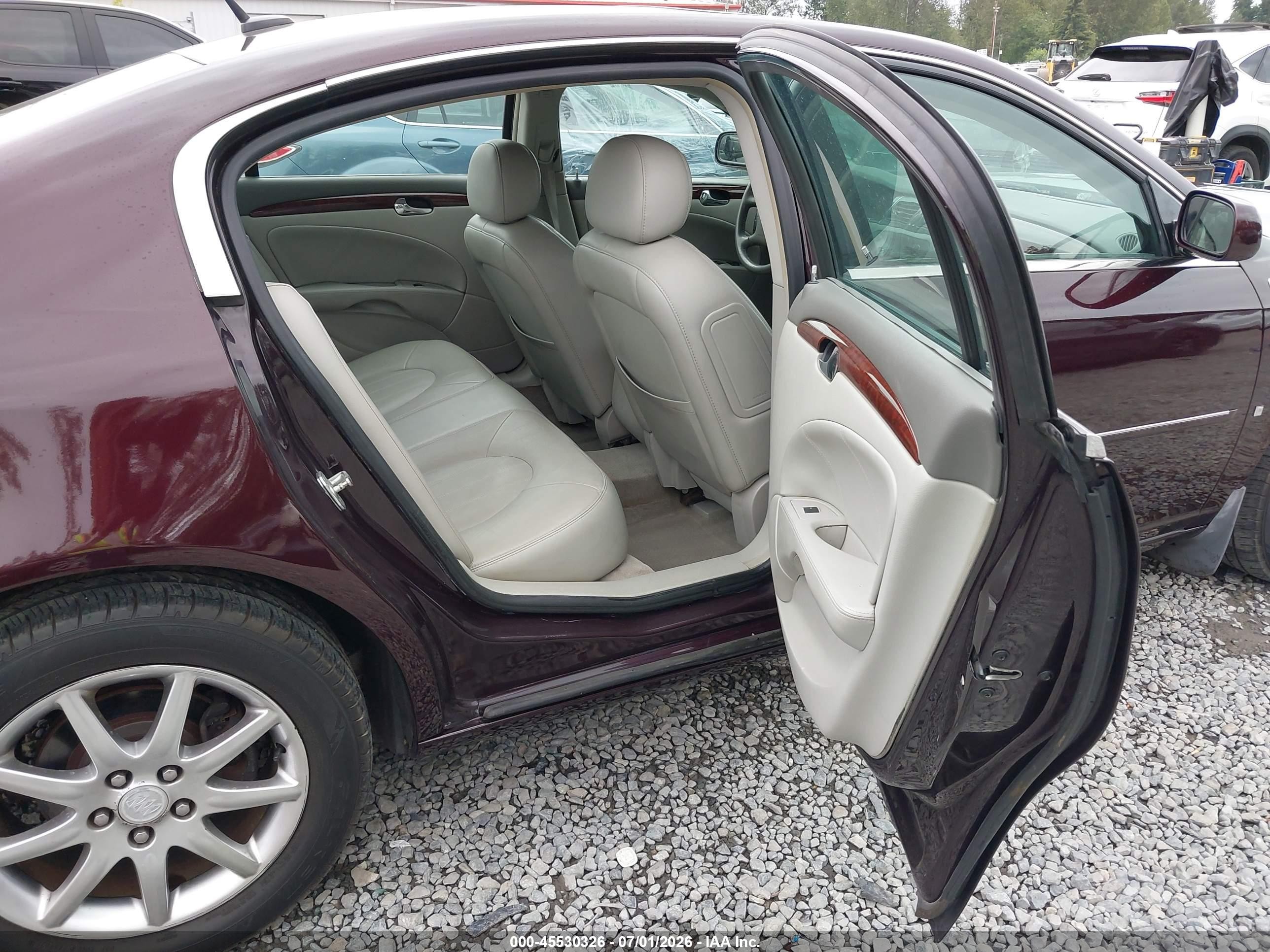 2008 Buick Lucerne Cxl Темно-бордовый vin: 1G4HD57218U122555