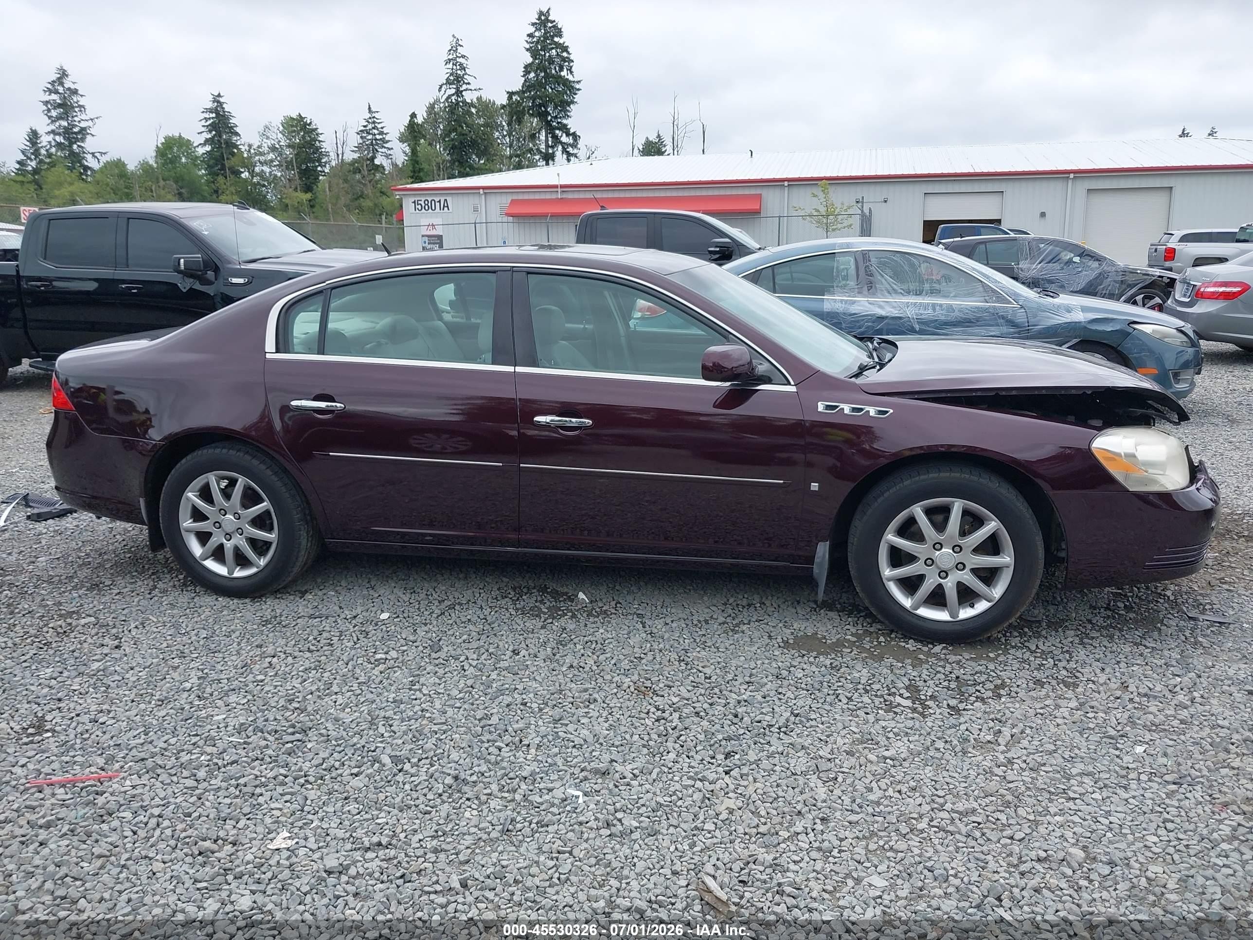 2008 Buick Lucerne Cxl Темно-бордовый vin: 1G4HD57218U122555