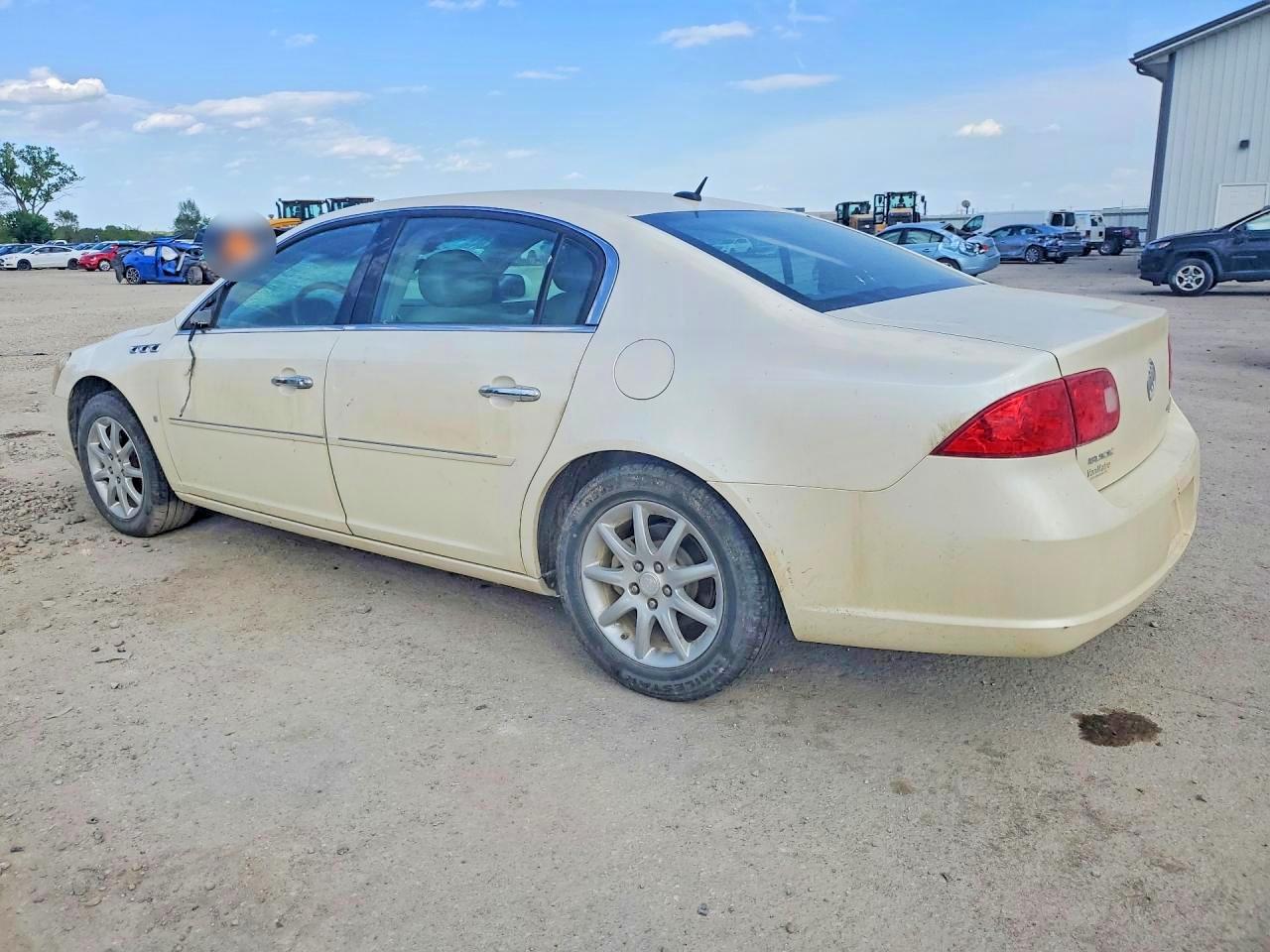2008 Buick Lucerne Cxl White vin: 1G4HD57218U126749