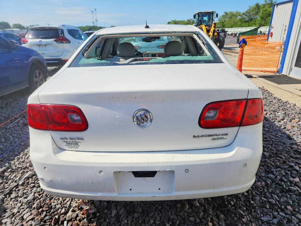 2008 Buick Lucerne Cxl White vin: 1G4HD57218U127867