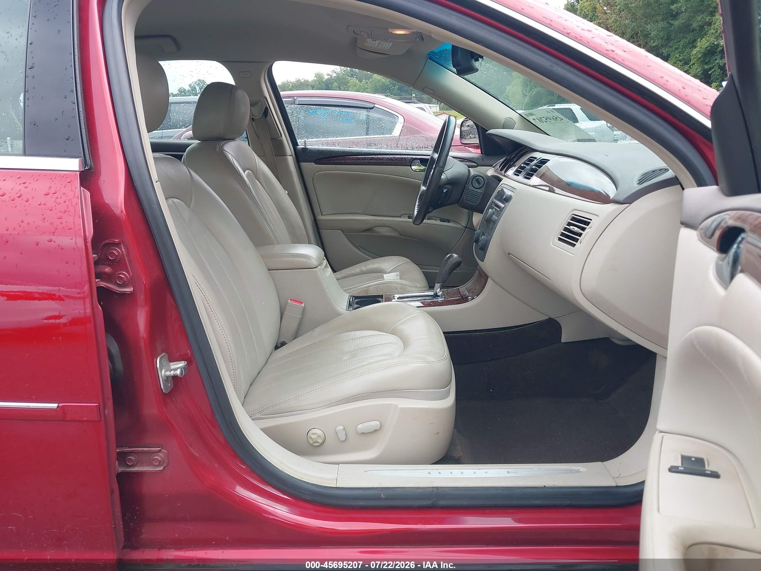 2008 Buick Lucerne Cxl Красный vin: 1G4HD57218U147133