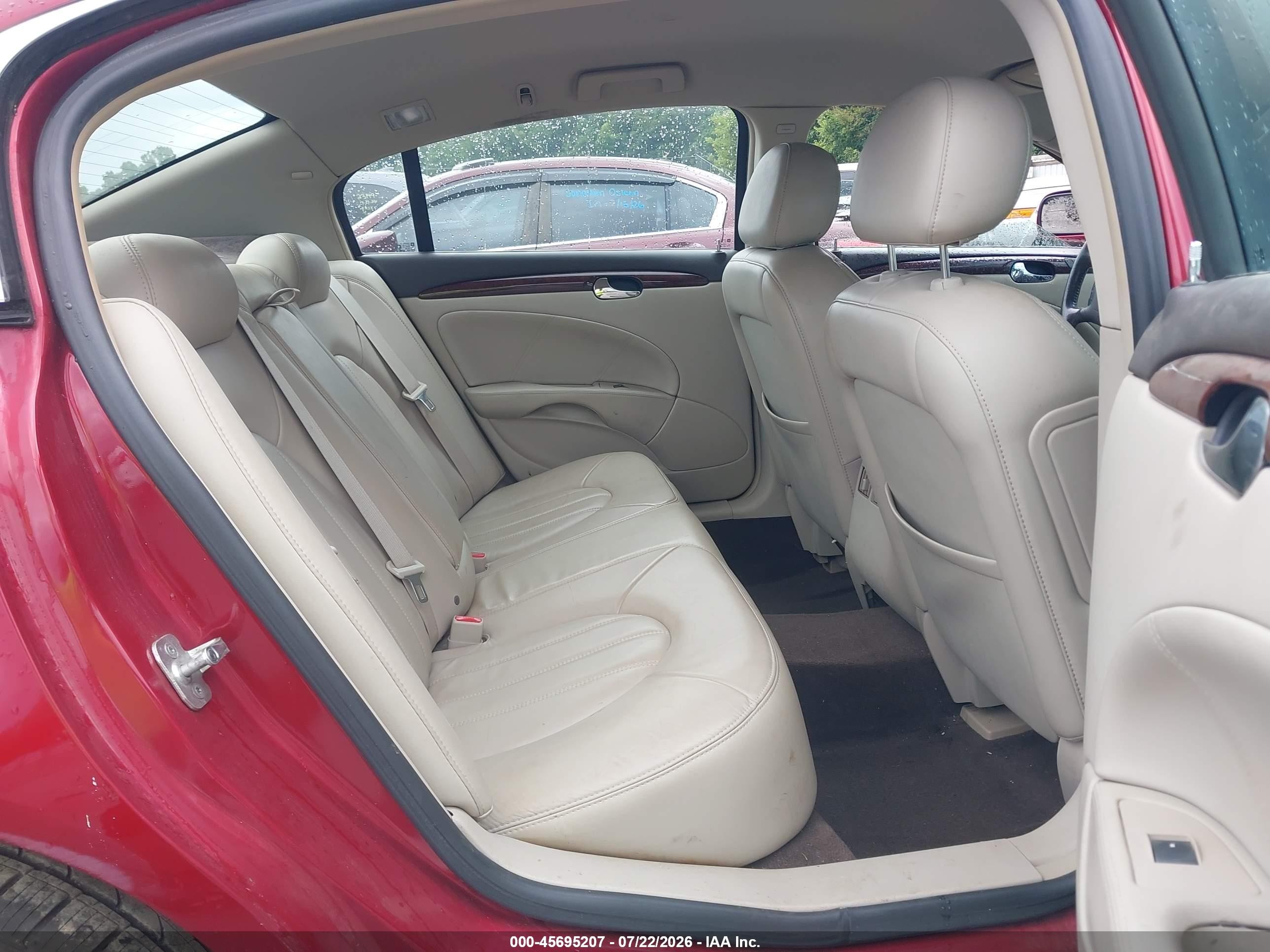 2008 Buick Lucerne Cxl Красный vin: 1G4HD57218U147133