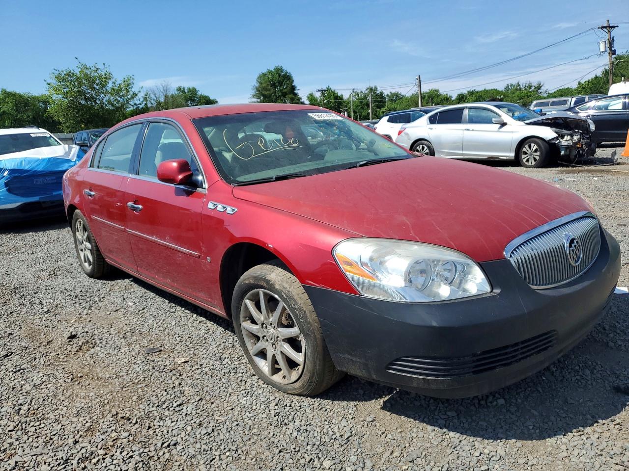 2008 Buick Lucerne Cxl Maroon vin: 1G4HD57218U192167
