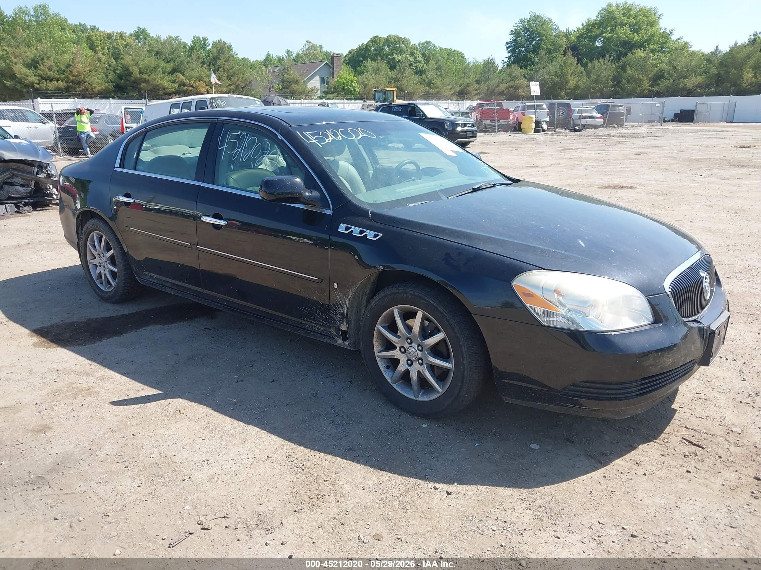 2006 Buick Lucerne Cxl Black vin: 1G4HD57226U229207