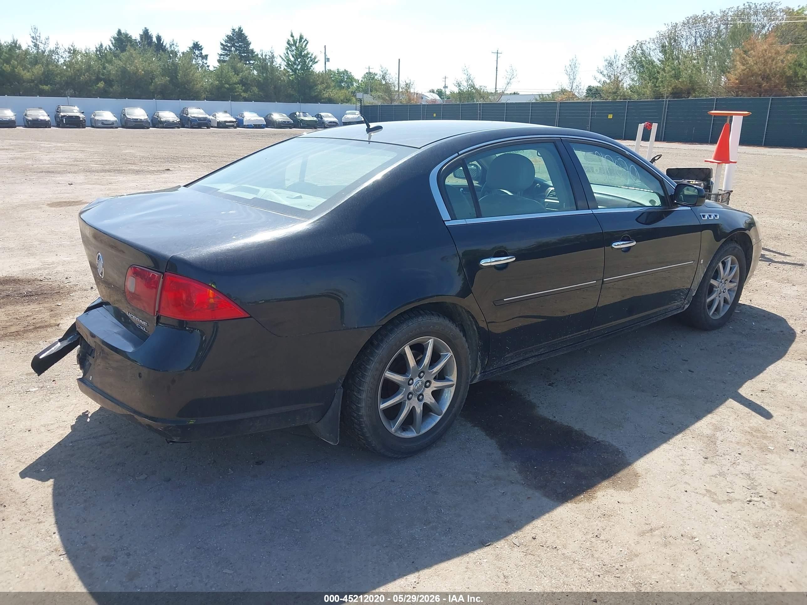2006 Buick Lucerne Cxl Black vin: 1G4HD57226U229207