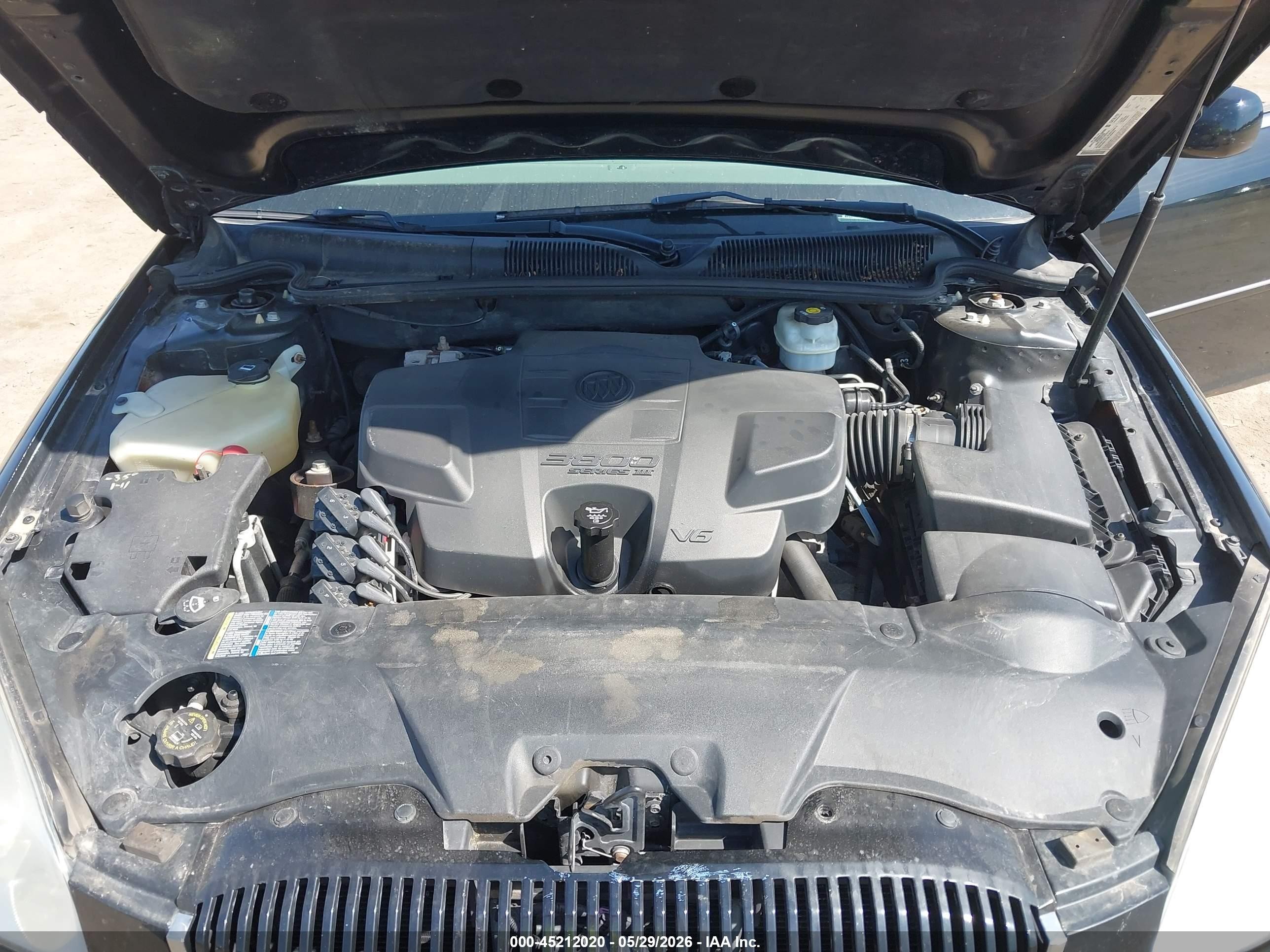 2006 Buick Lucerne Cxl Black vin: 1G4HD57226U229207