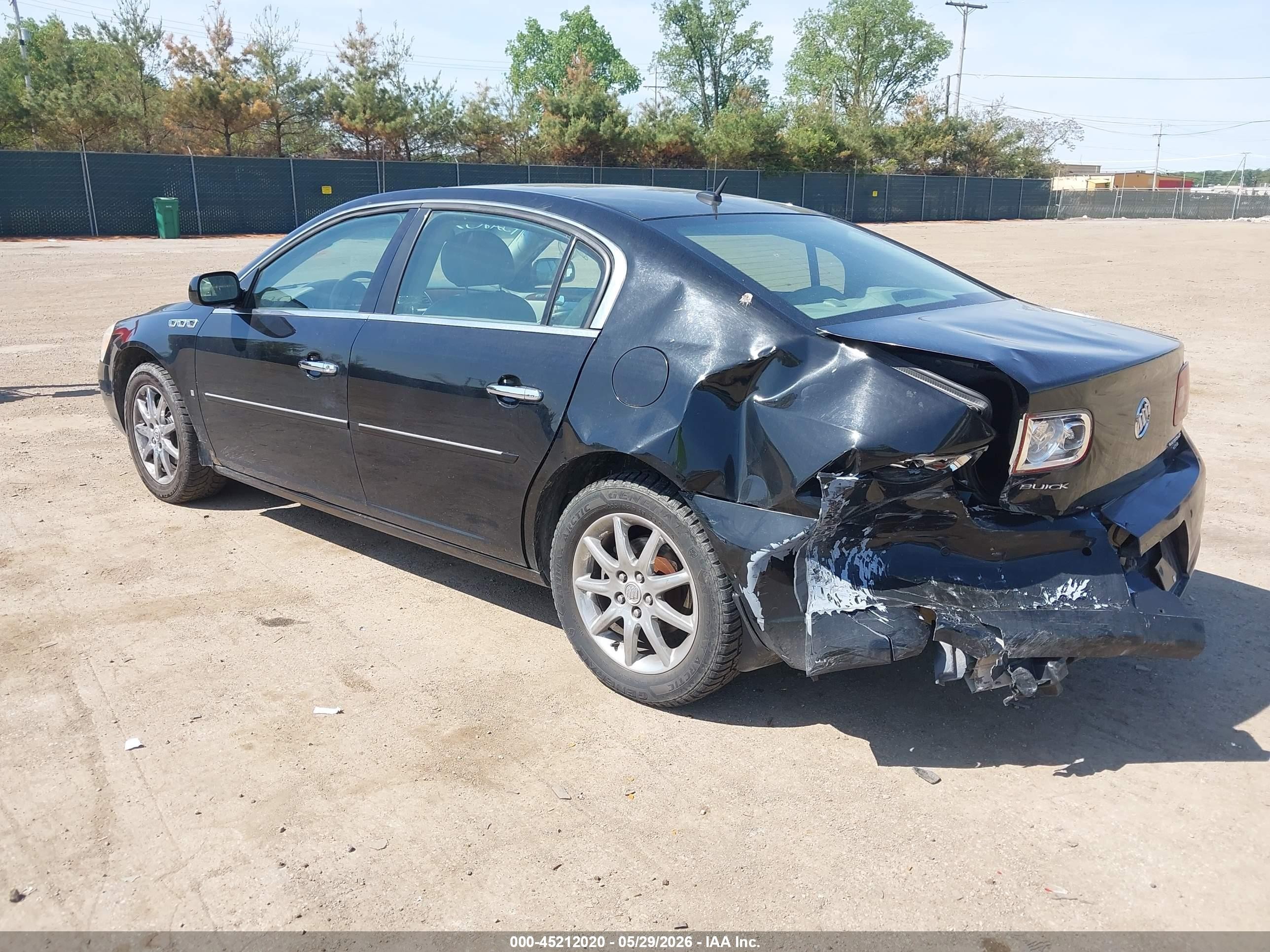 2006 Buick Lucerne Cxl Black vin: 1G4HD57226U229207