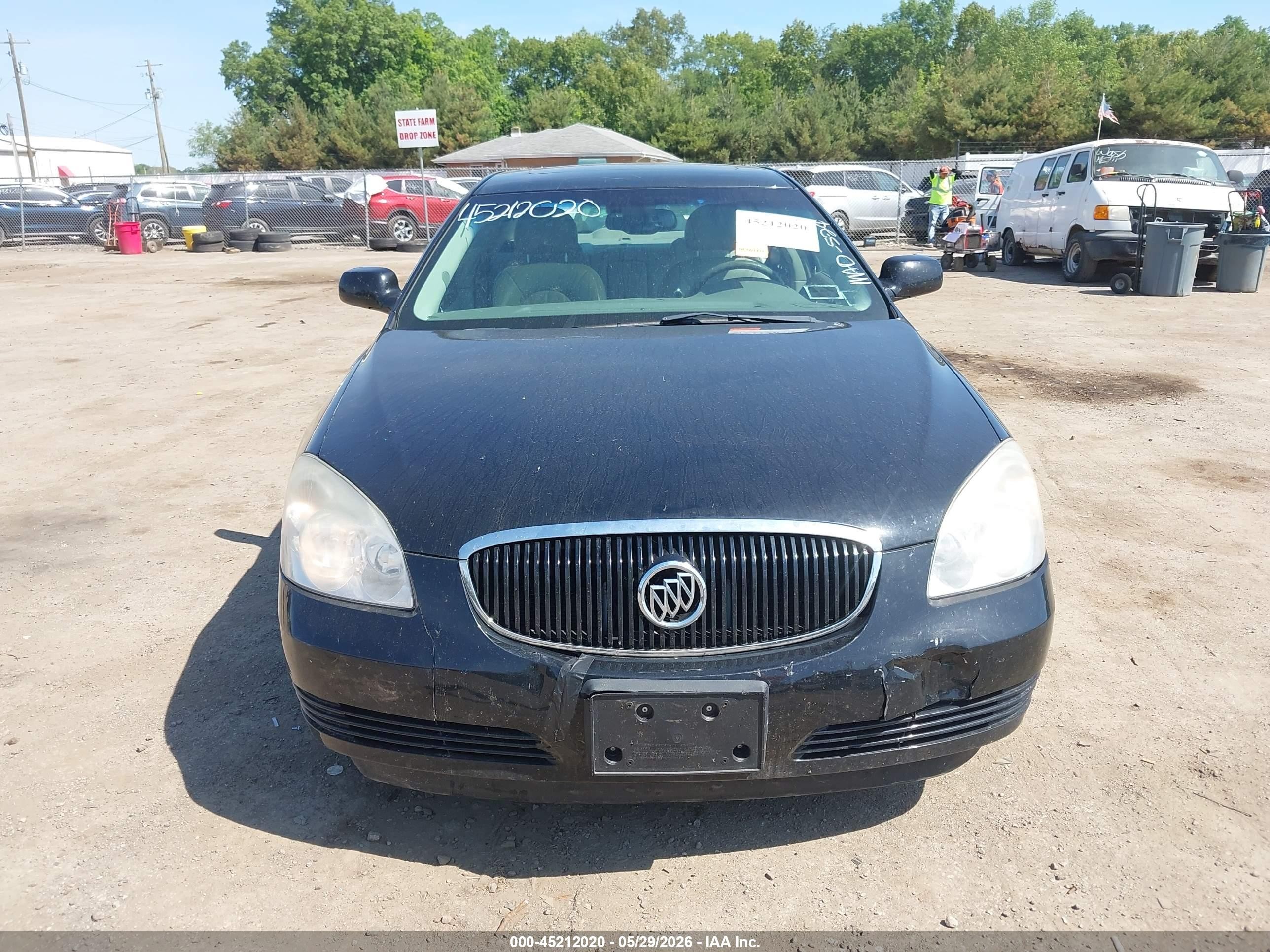 2006 Buick Lucerne Cxl Black vin: 1G4HD57226U229207