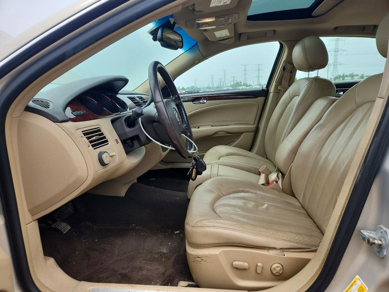 2007 Buick Lucerne Cxl Beige vin: 1G4HD57227U111143