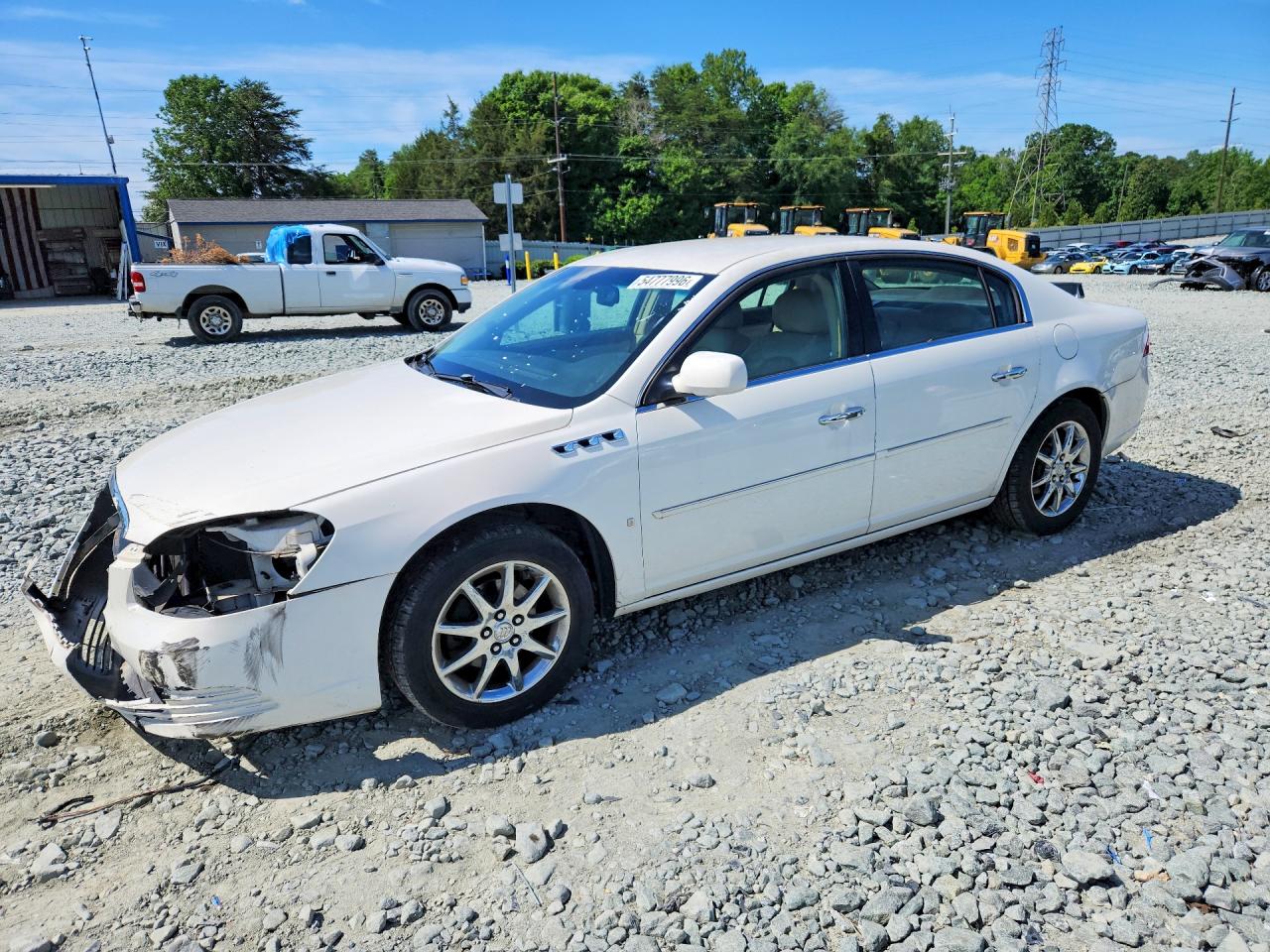 2007 Buick Lucerne Cxl Белый vin: 1G4HD57227U116309