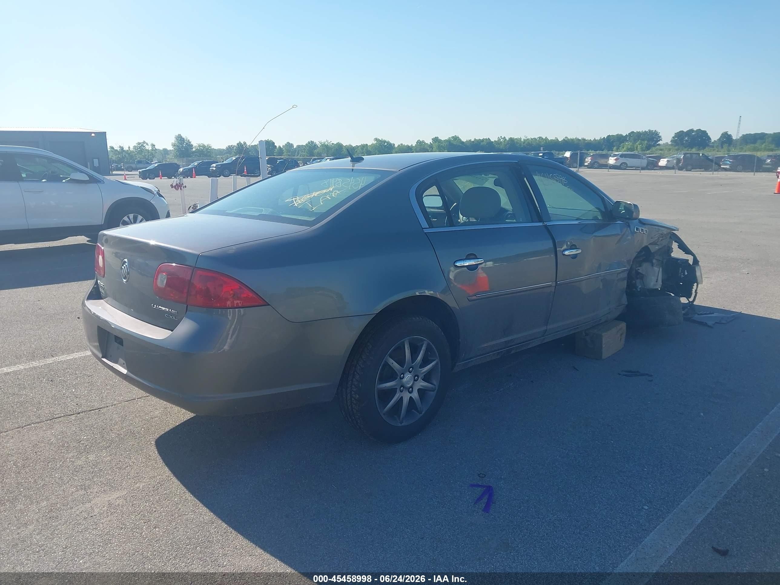 2007 Buick Lucerne Cxl Gray vin: 1G4HD57227U170841