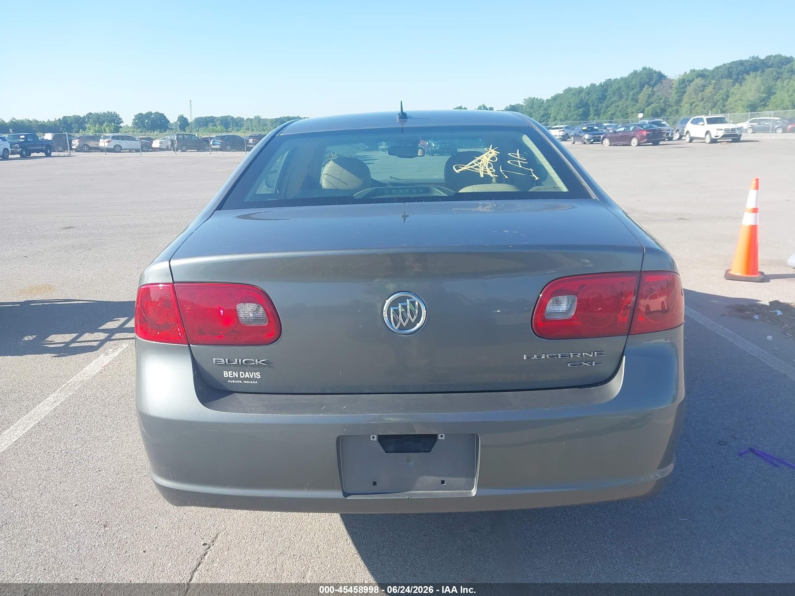 2007 Buick Lucerne Cxl Gray vin: 1G4HD57227U170841