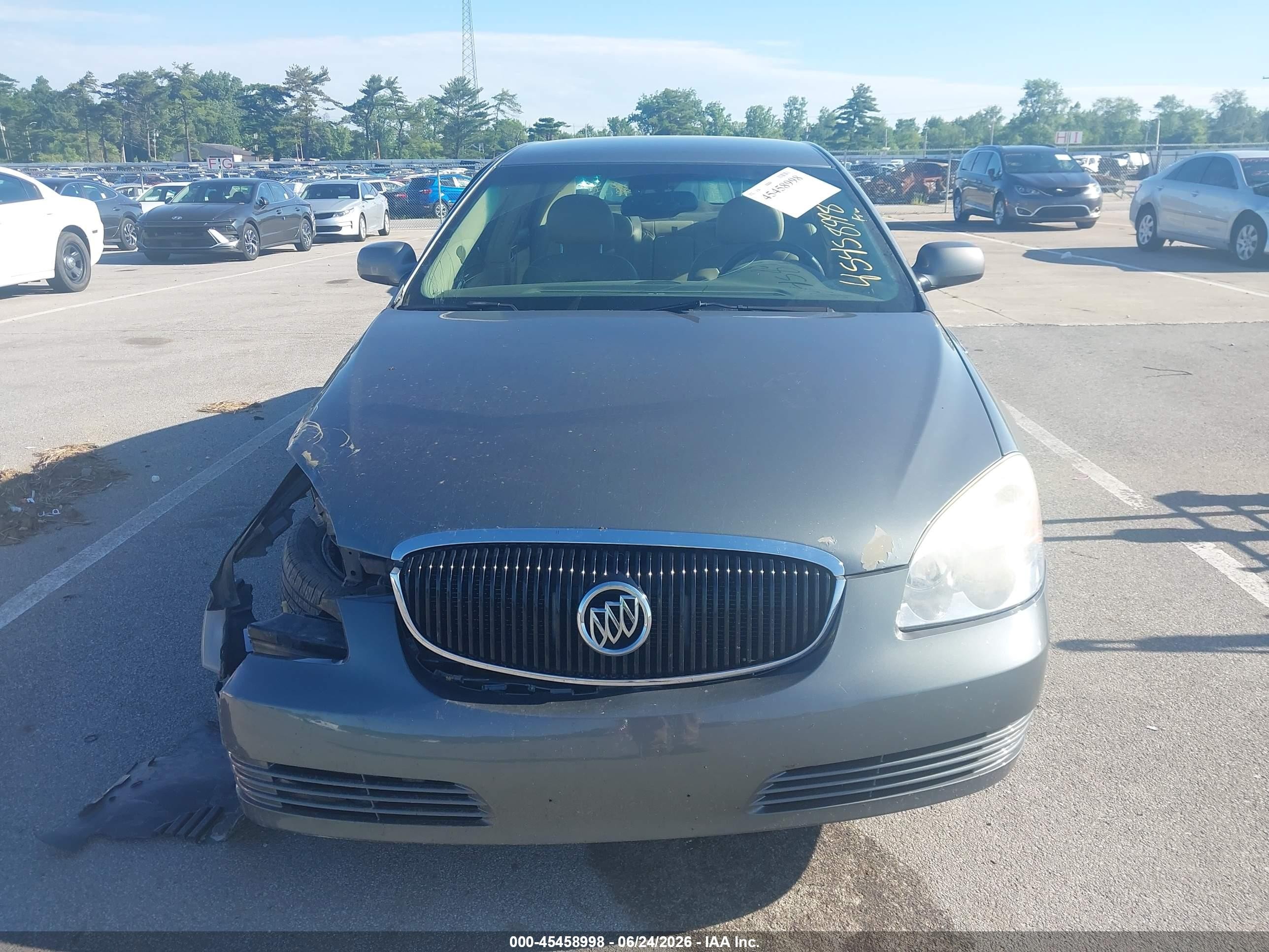 2007 Buick Lucerne Cxl Gray vin: 1G4HD57227U170841