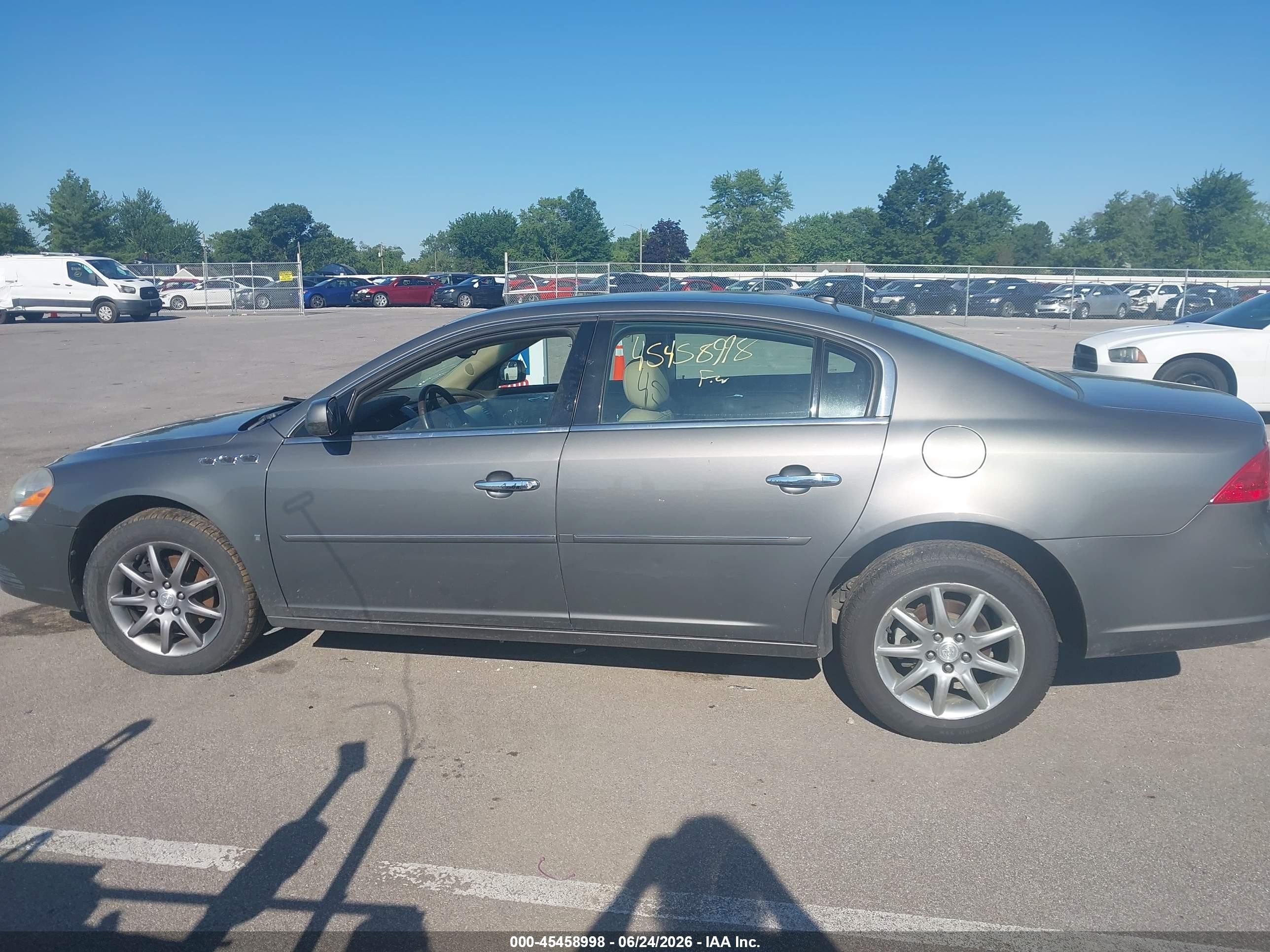 2007 Buick Lucerne Cxl Gray vin: 1G4HD57227U170841