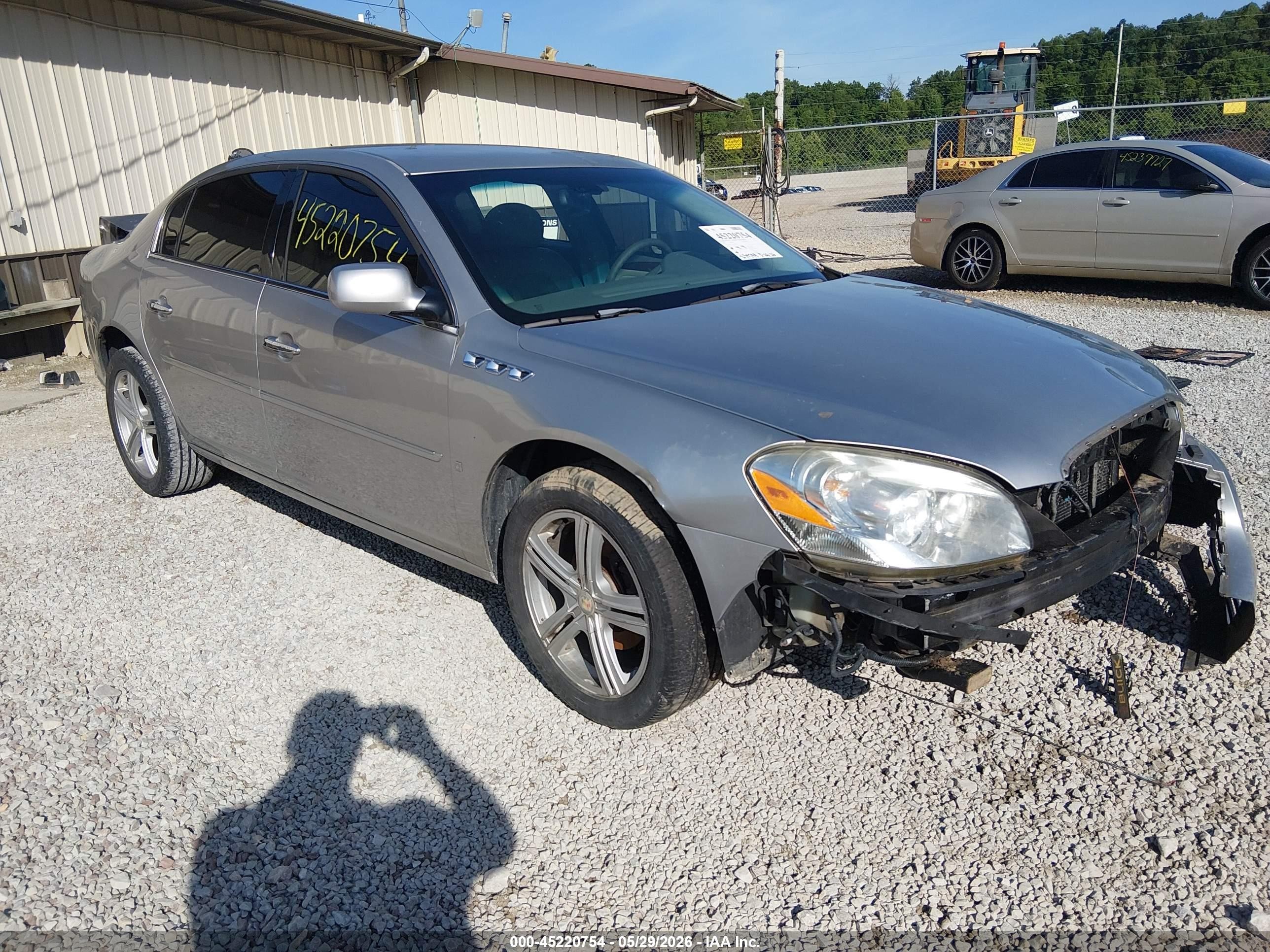 2007 Buick Lucerne Cxl Silver vin: 1G4HD57227U183928