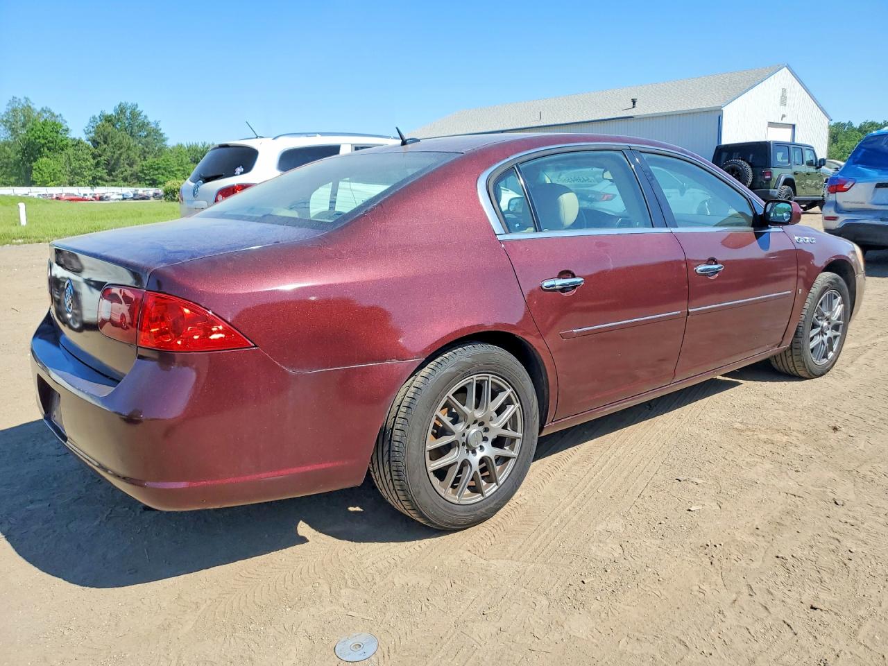 2007 Buick Lucerne Cxl Бордовый vin: 1G4HD57227U202011