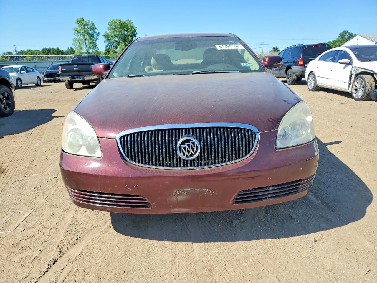 2007 Buick Lucerne Cxl Бордовый vin: 1G4HD57227U202011