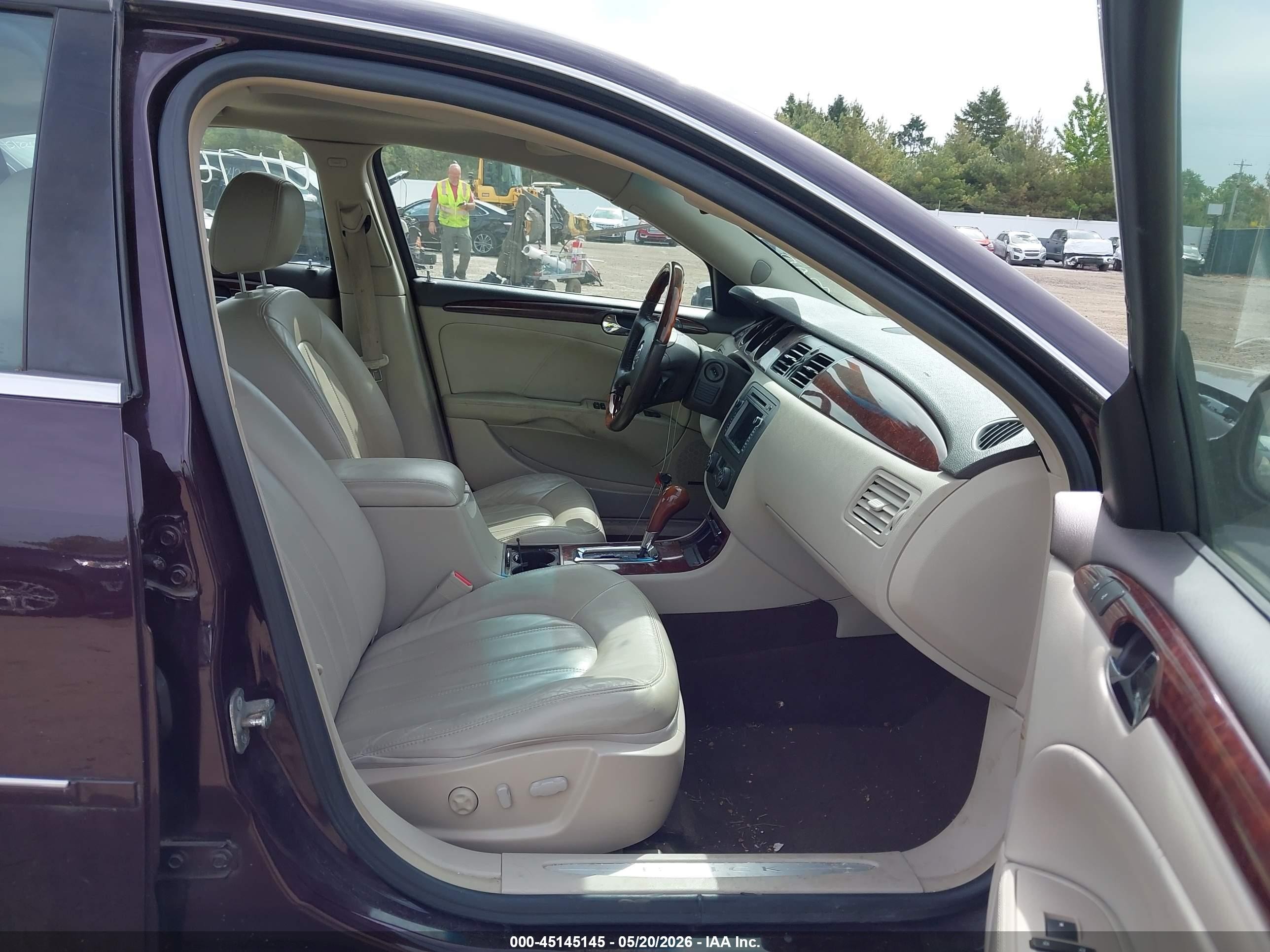 2008 Buick Lucerne Cxl Purple vin: 1G4HD57228U204472