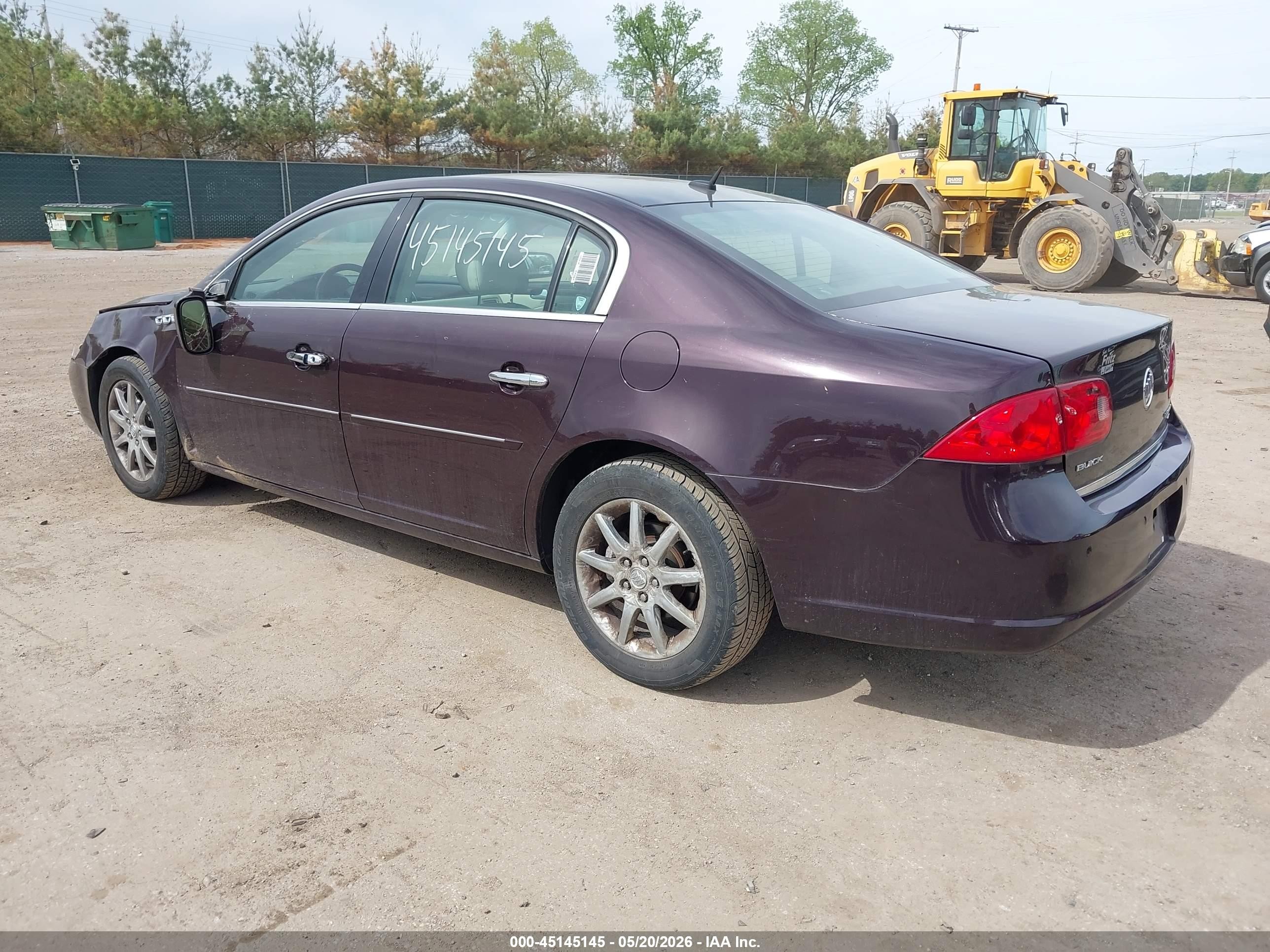 2008 Buick Lucerne Cxl Purple vin: 1G4HD57228U204472