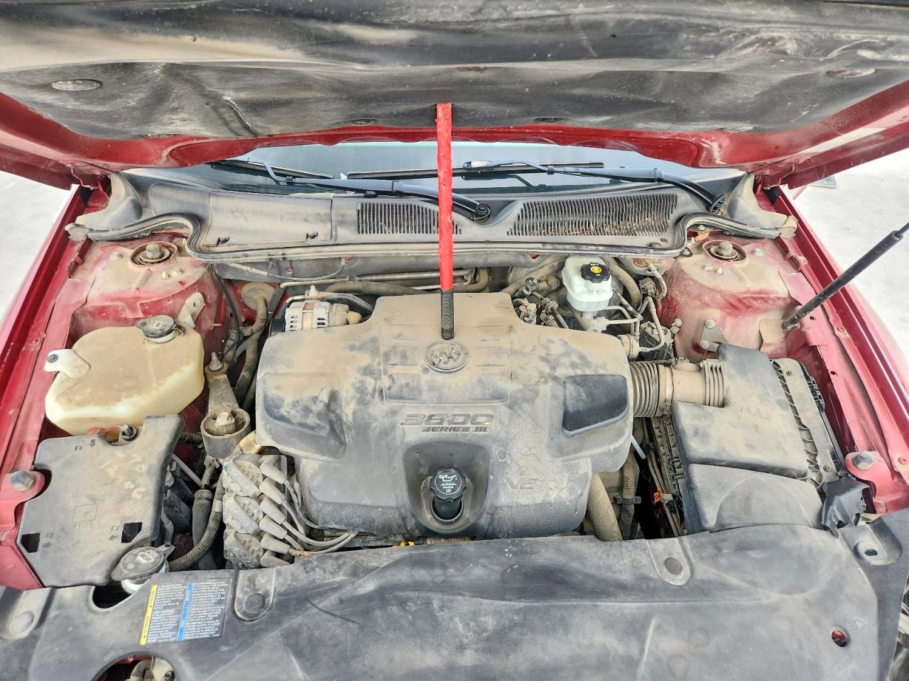 2006 Buick Lucerne Cxl Red vin: 1G4HD57236U191373
