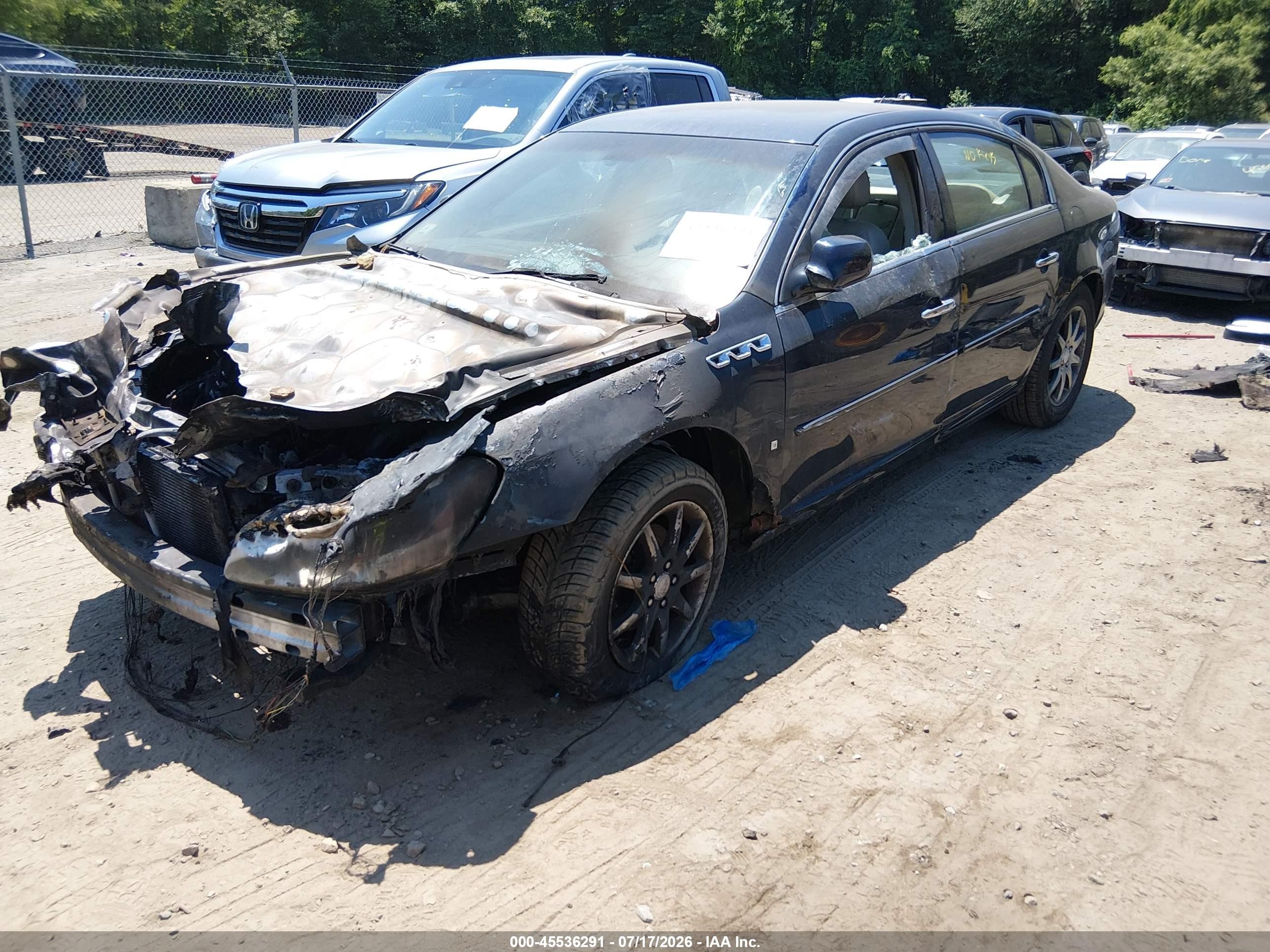 2006 Buick Lucerne Cxl Синий vin: 1G4HD57236U239356