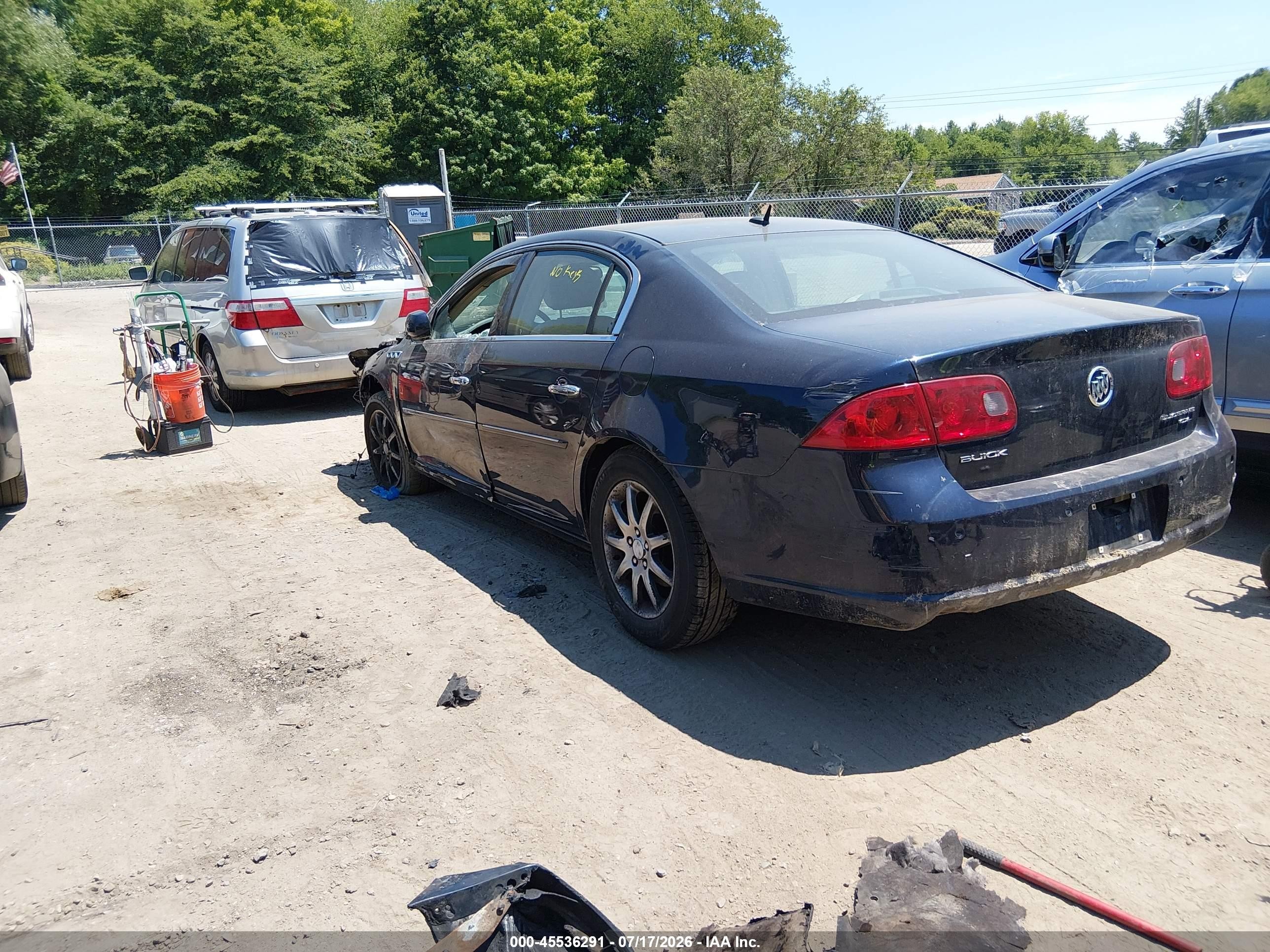 2006 Buick Lucerne Cxl Синий vin: 1G4HD57236U239356