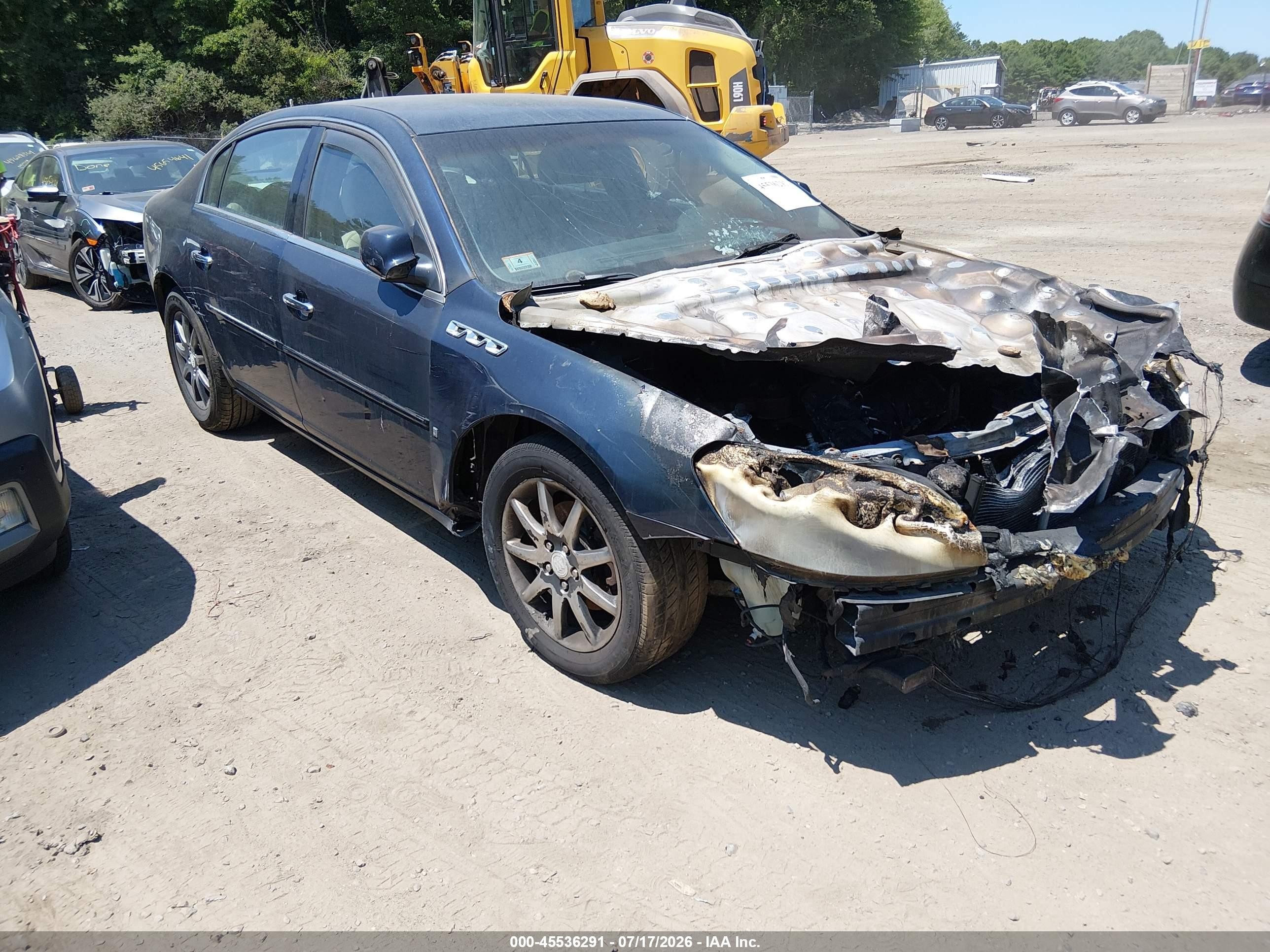 2006 Buick Lucerne Cxl Синий vin: 1G4HD57236U239356