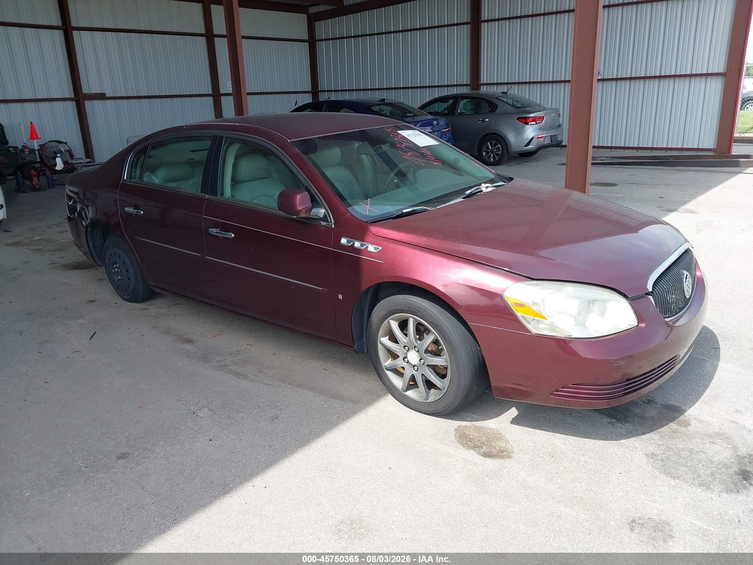2006 Buick Lucerne Cxl Burgundy vin: 1G4HD57236U239664