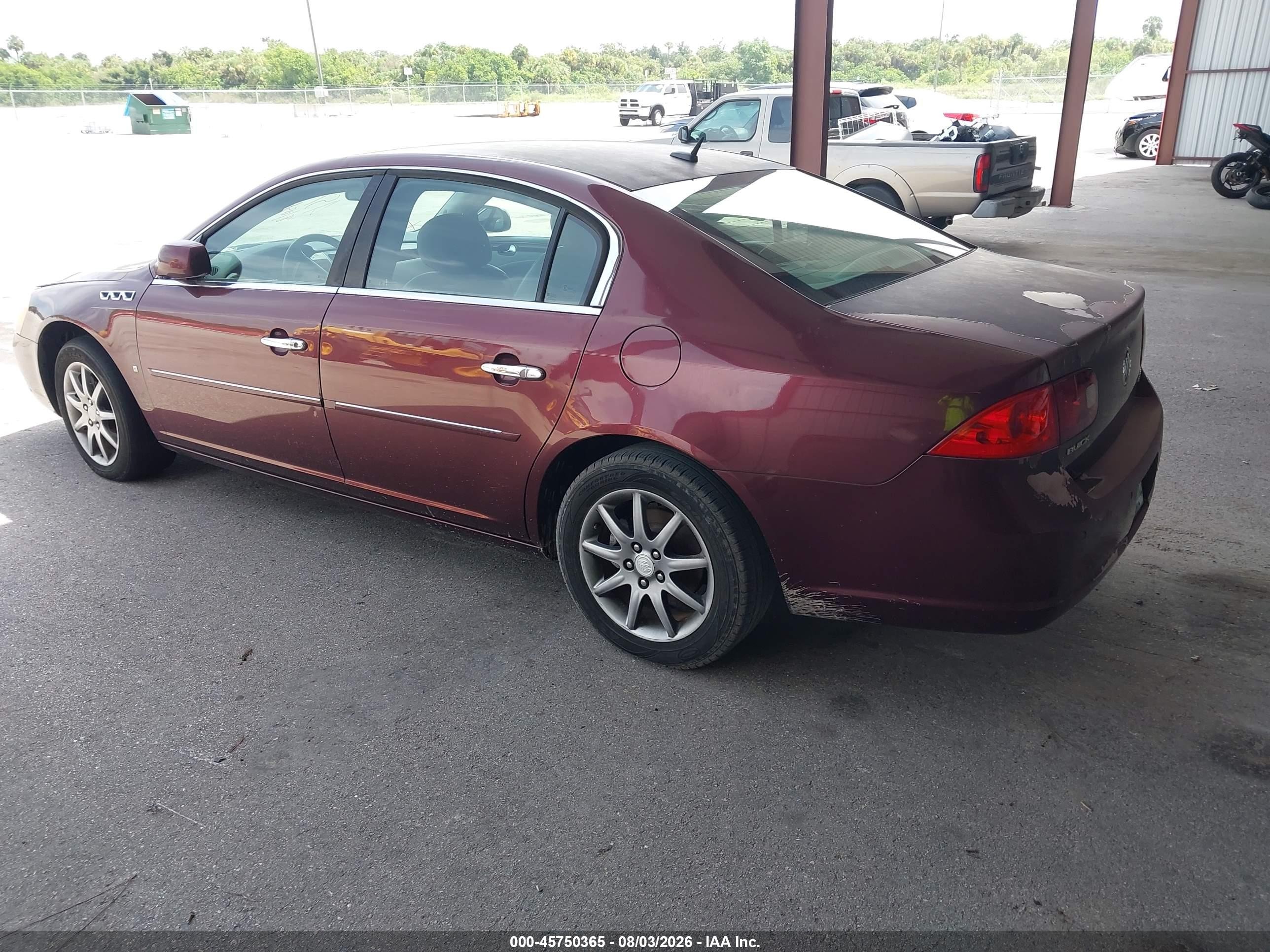 2006 Buick Lucerne Cxl Burgundy vin: 1G4HD57236U239664