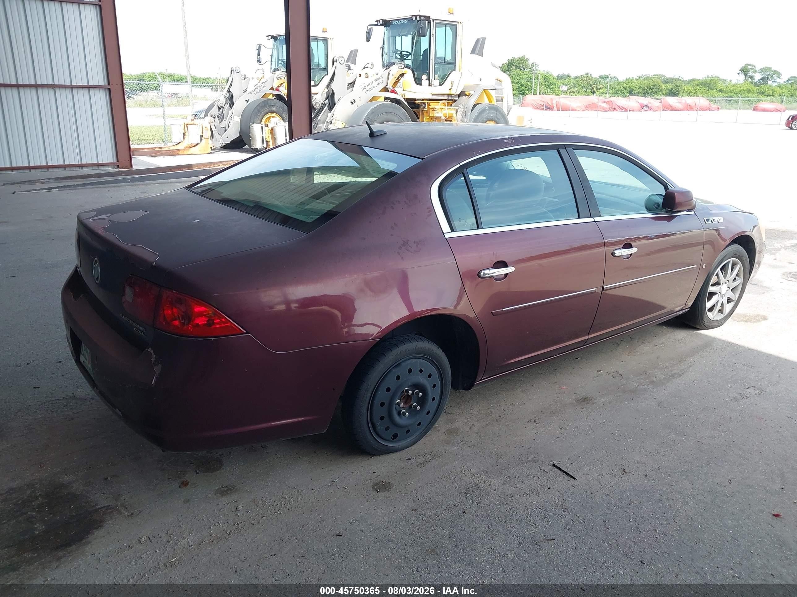 2006 Buick Lucerne Cxl Burgundy vin: 1G4HD57236U239664