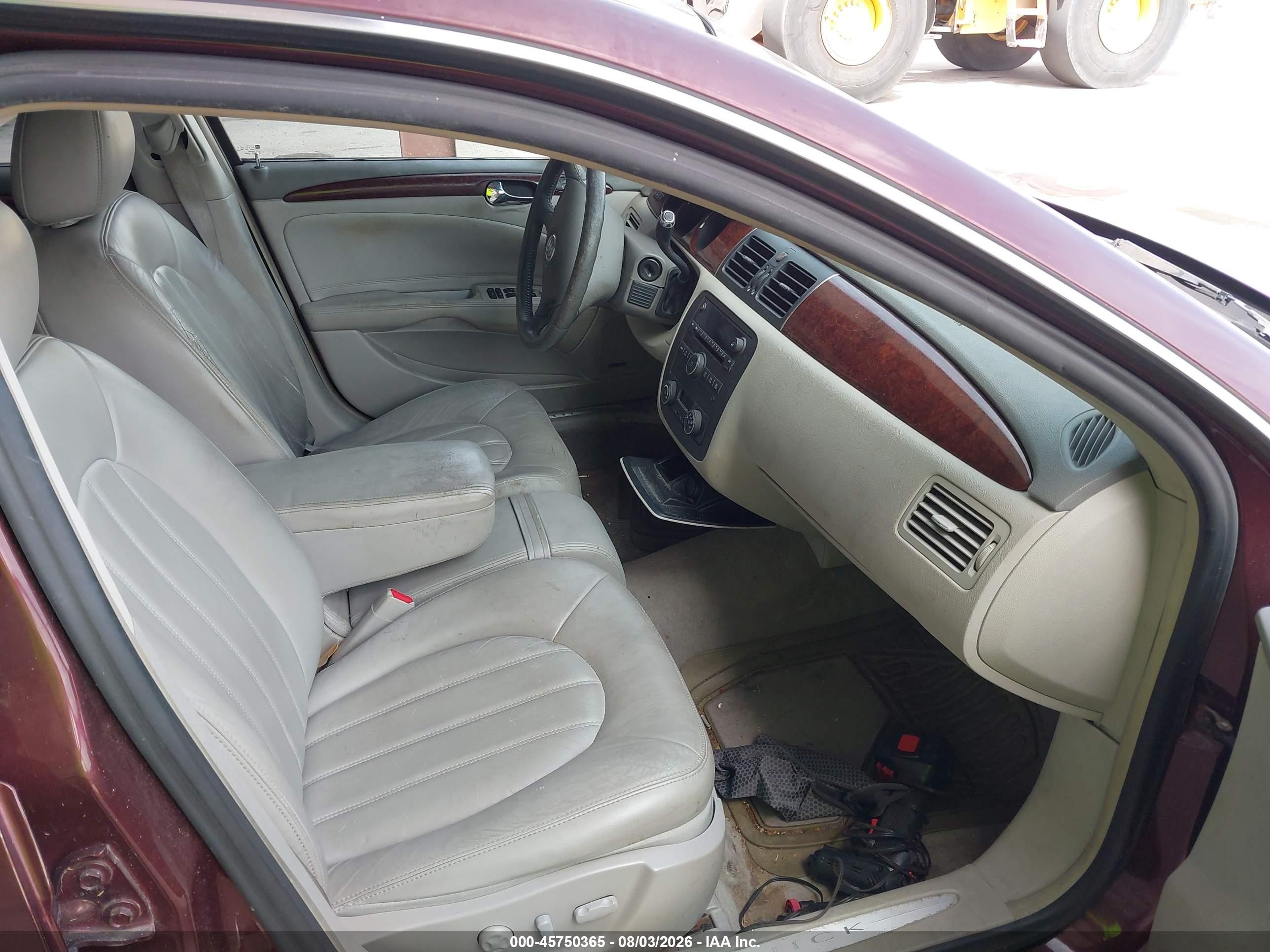 2006 Buick Lucerne Cxl Burgundy vin: 1G4HD57236U239664