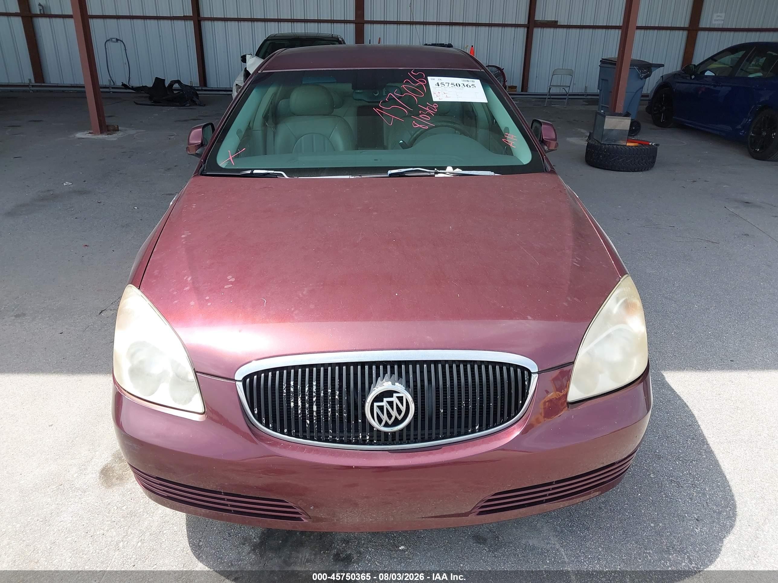 2006 Buick Lucerne Cxl Burgundy vin: 1G4HD57236U239664