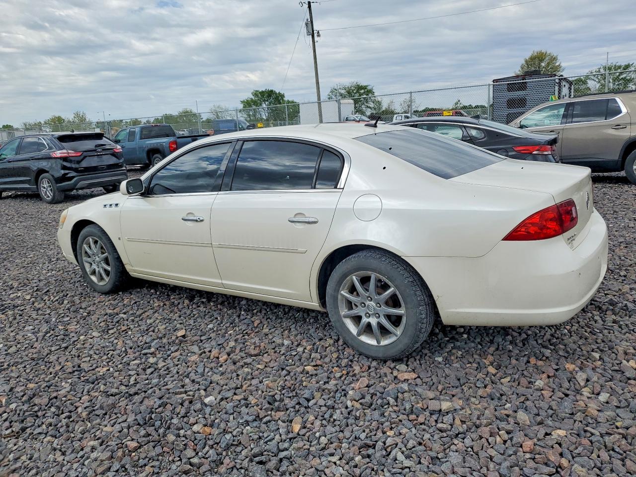 2007 Buick Lucerne Cxl White vin: 1G4HD57237U226950