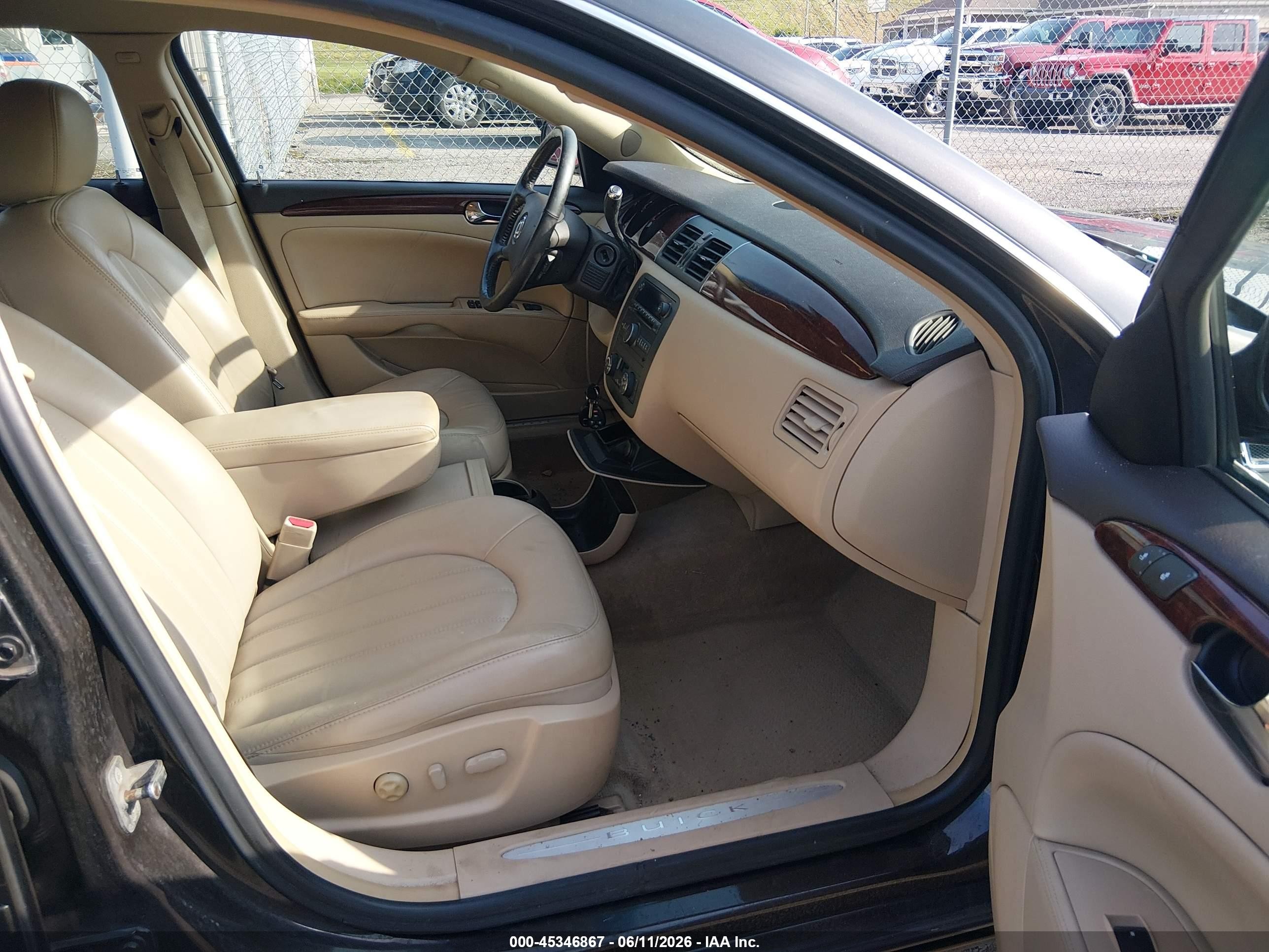 2007 Buick Lucerne Cxl Black vin: 1G4HD57237U236345