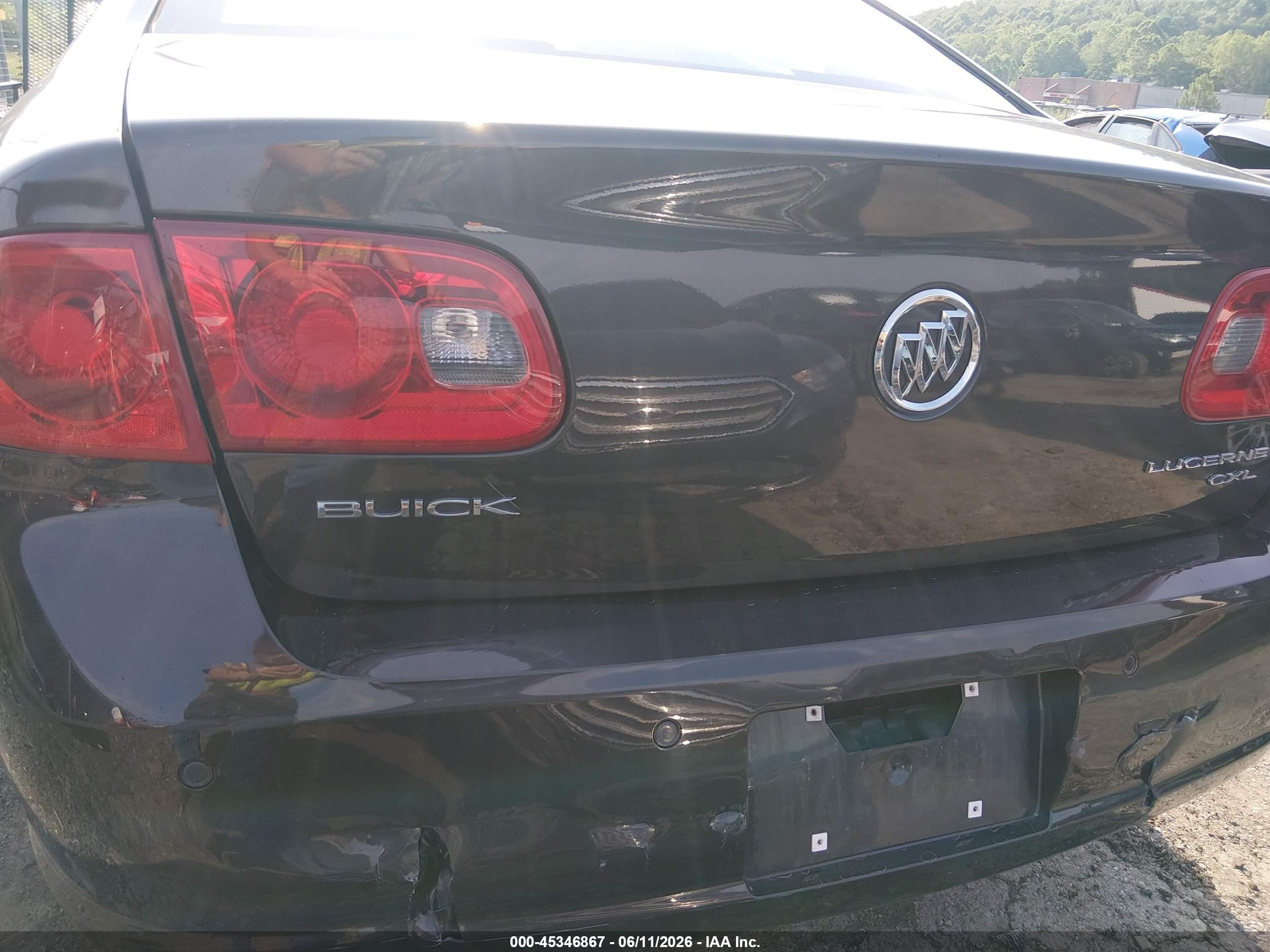 2007 Buick Lucerne Cxl Black vin: 1G4HD57237U236345
