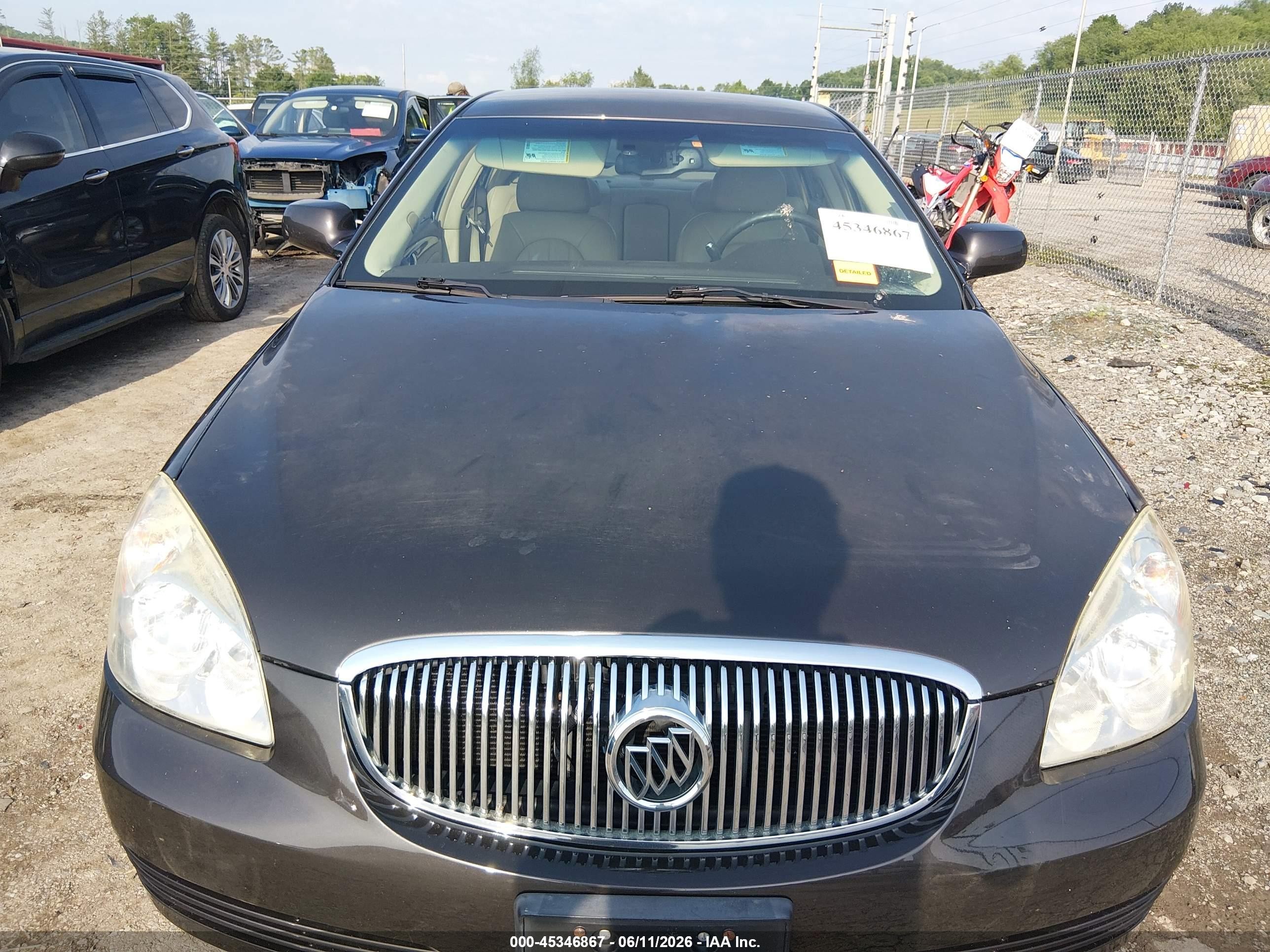 2007 Buick Lucerne Cxl Black vin: 1G4HD57237U236345