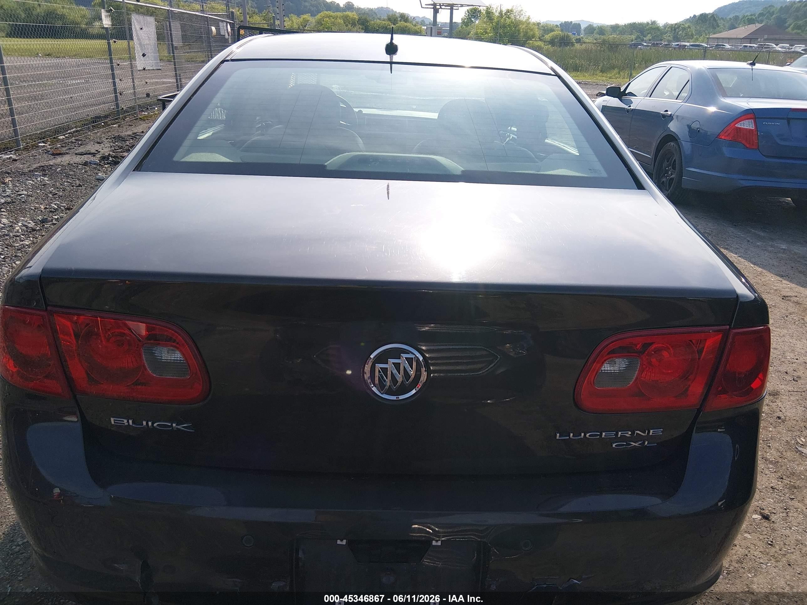 2007 Buick Lucerne Cxl Black vin: 1G4HD57237U236345