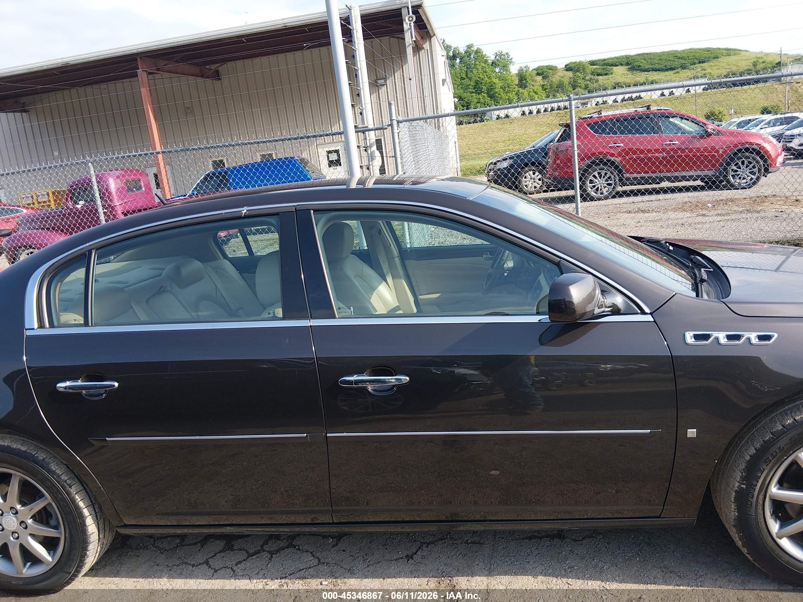 2007 Buick Lucerne Cxl Black vin: 1G4HD57237U236345