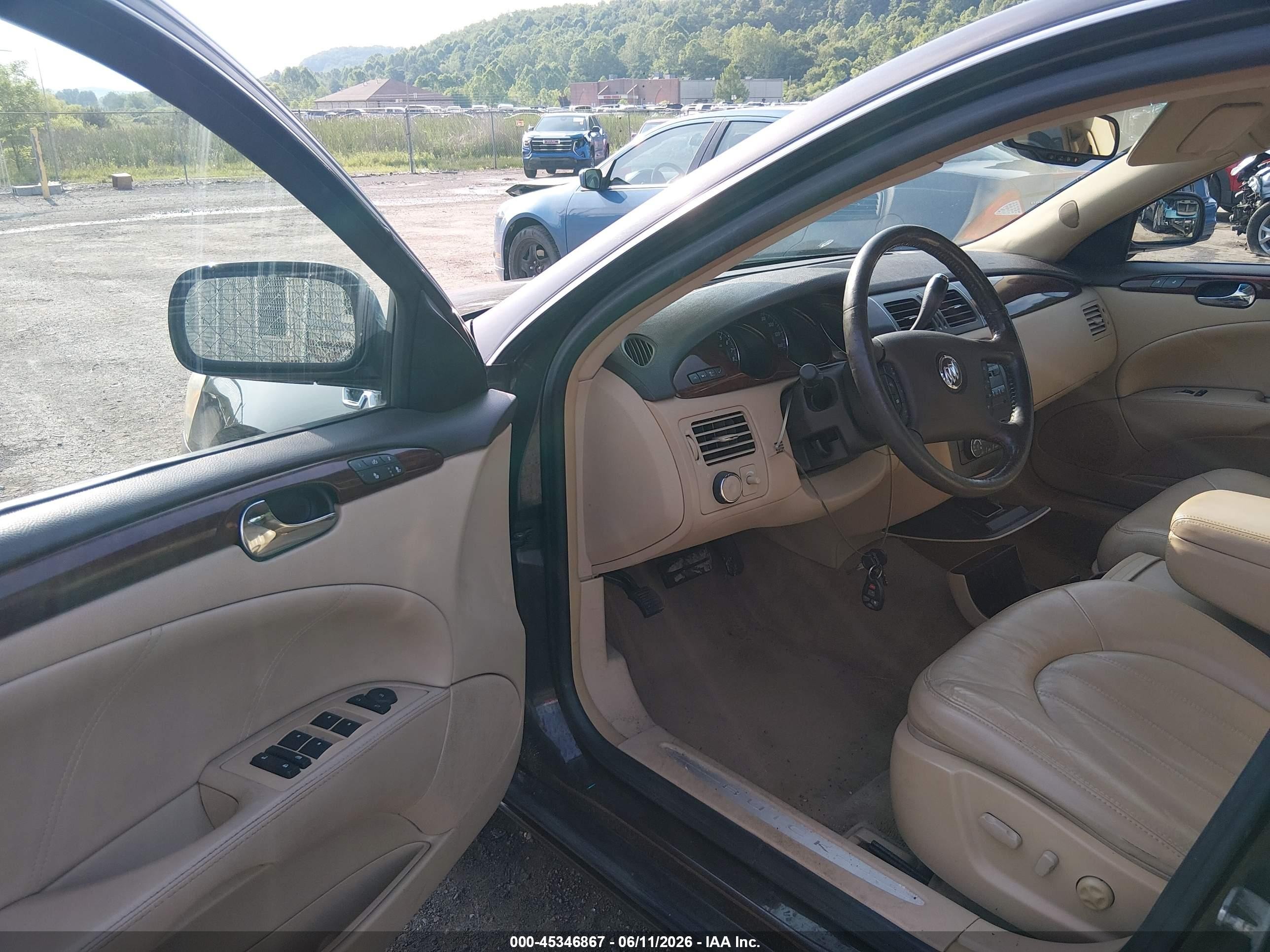 2007 Buick Lucerne Cxl Black vin: 1G4HD57237U236345