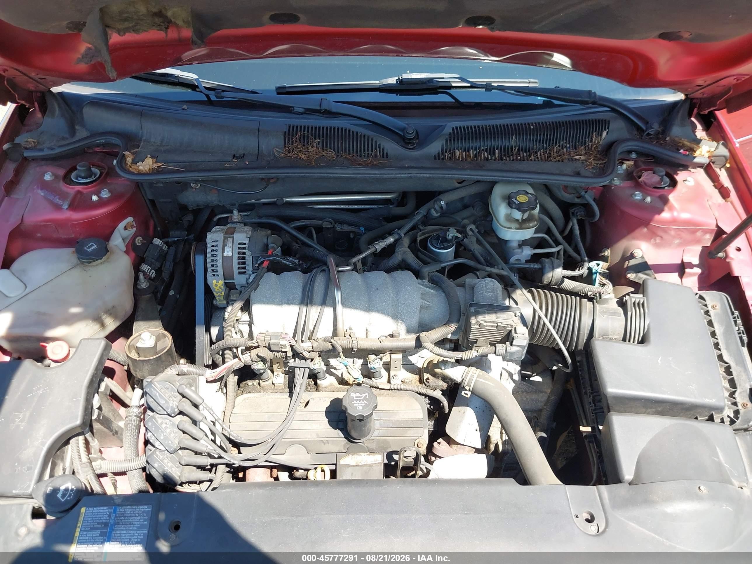 2008 Buick Lucerne Cxl Burgundy vin: 1G4HD57238U132391
