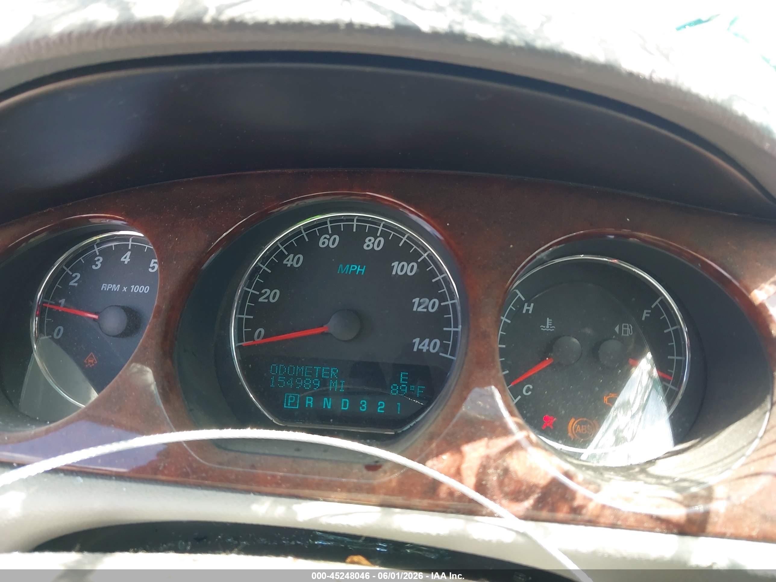 2008 Buick Lucerne Cxl White vin: 1G4HD57238U177542