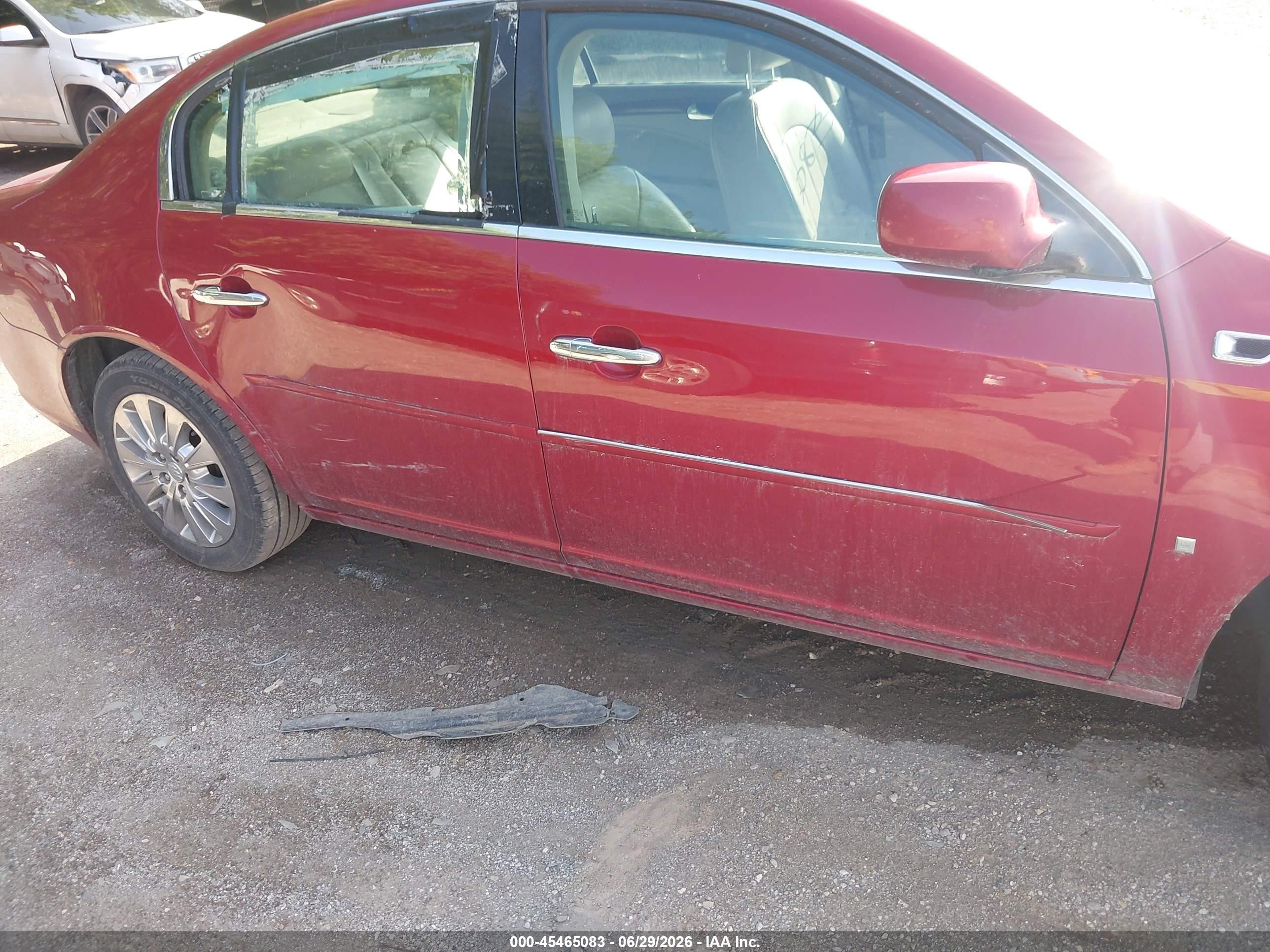 2008 Buick Lucerne Cxl Red vin: 1G4HD57238U193031